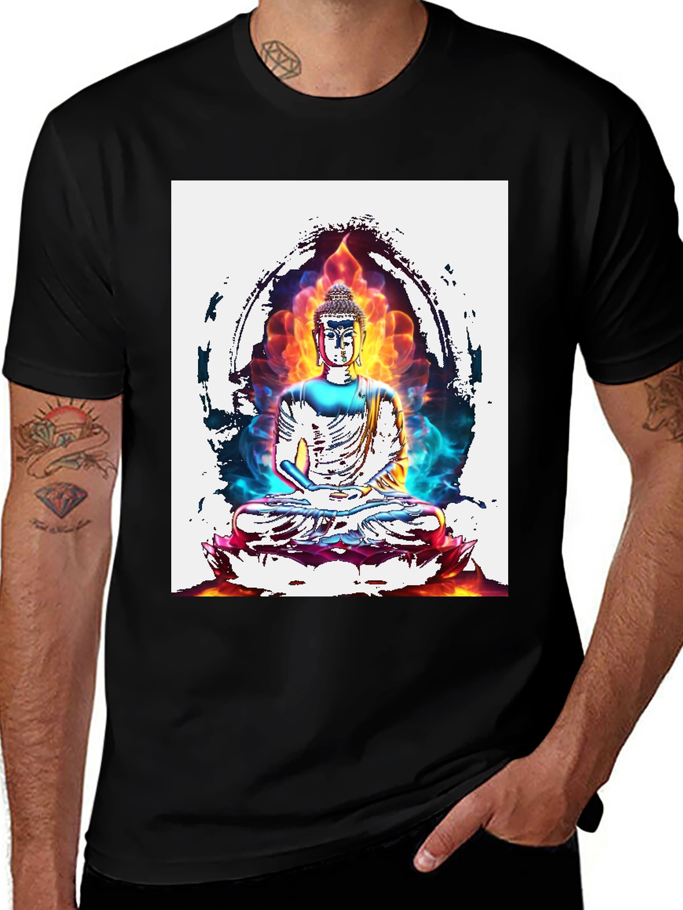 Buddha Graphic Tee - Spiritual Zen Design