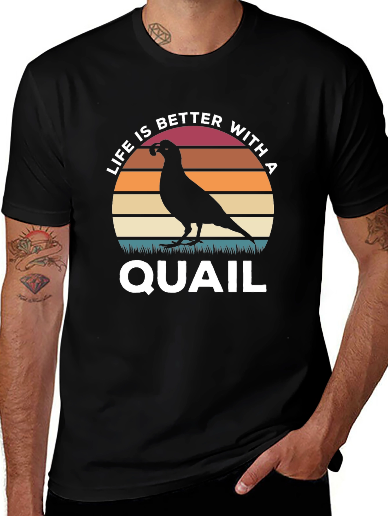 Variant 20 of Life is Better With a Quail T-Shirt