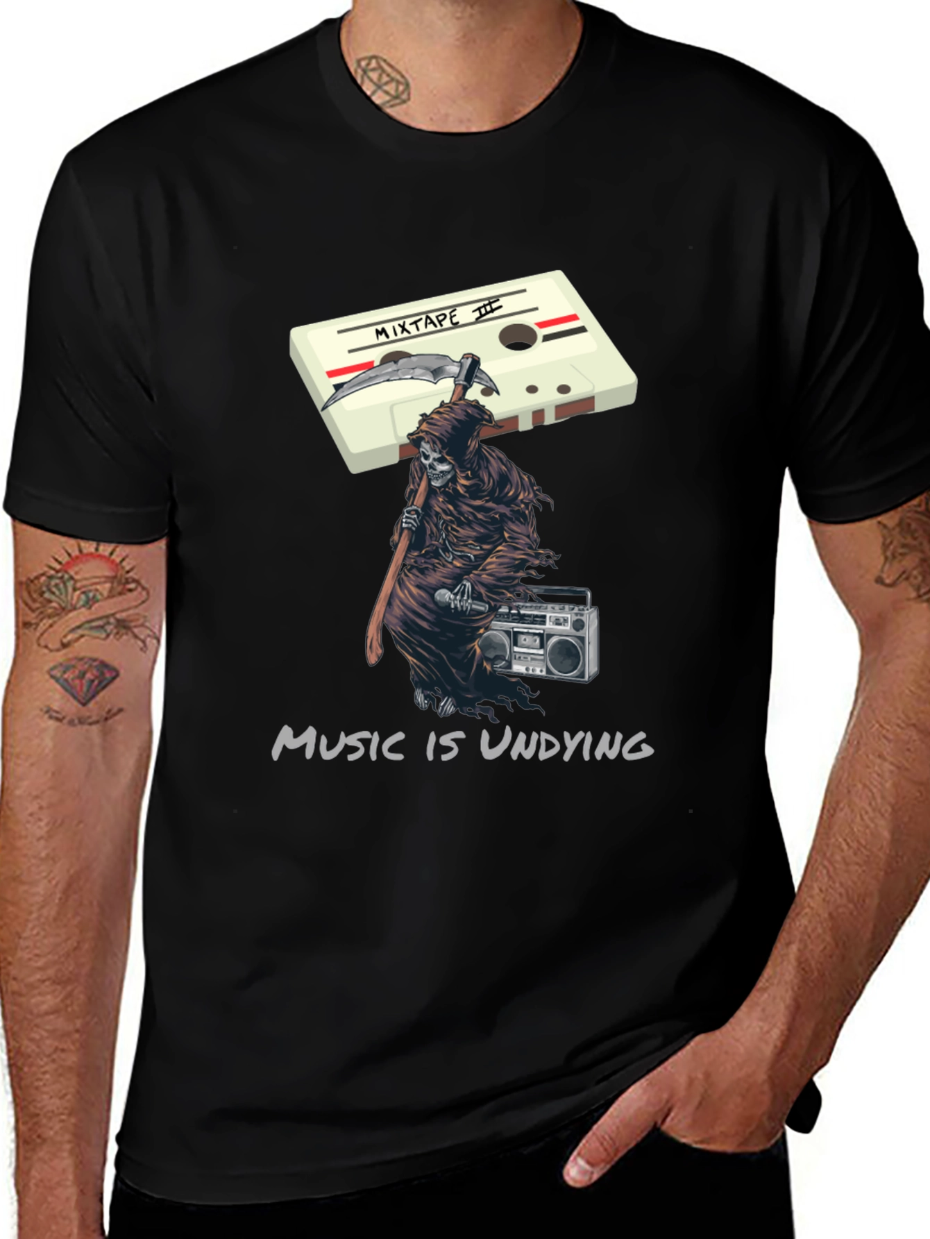 Variant 2 of Music is Undying T-Shirt
