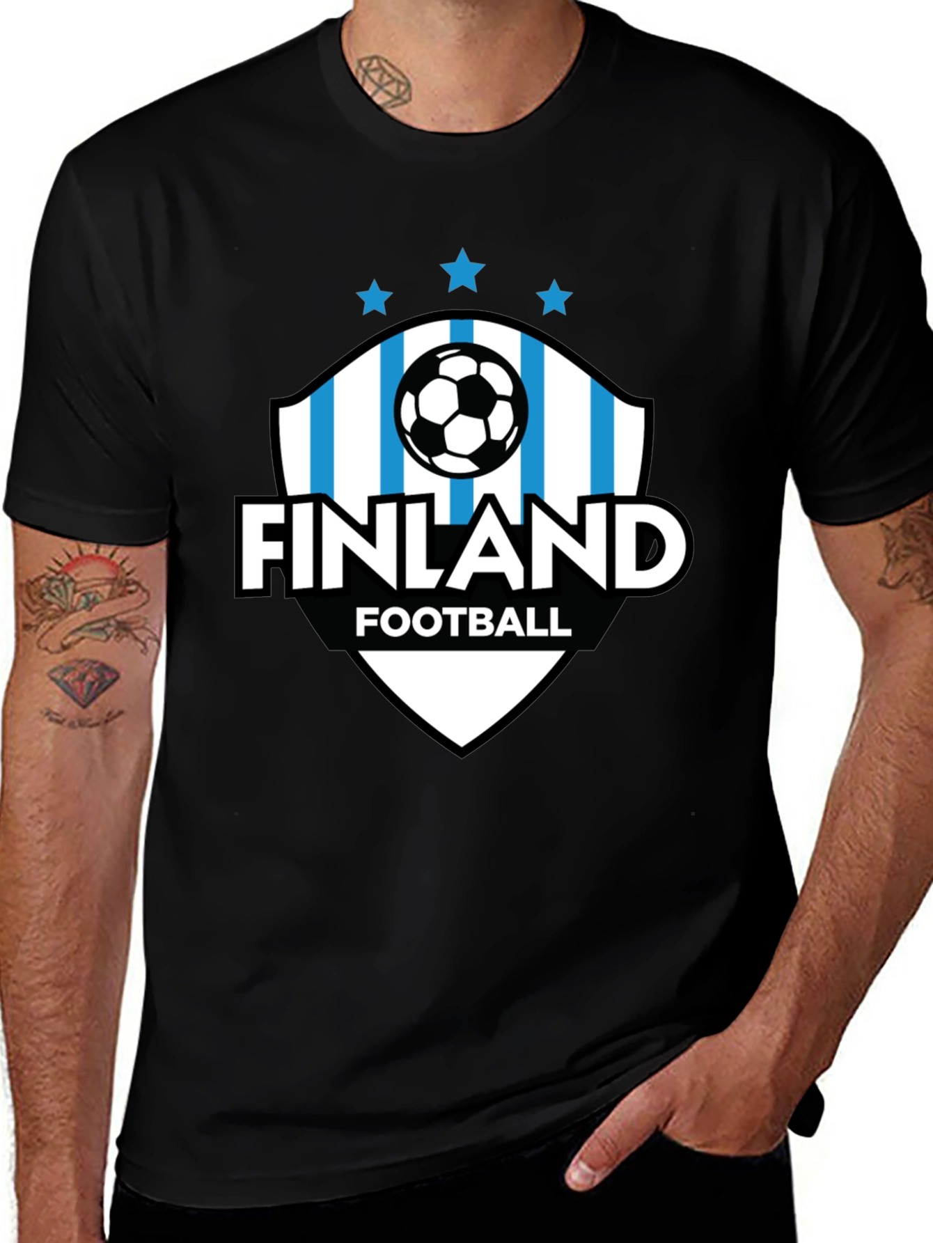 Finland Football T-Shirt | Soccer Fan Tee