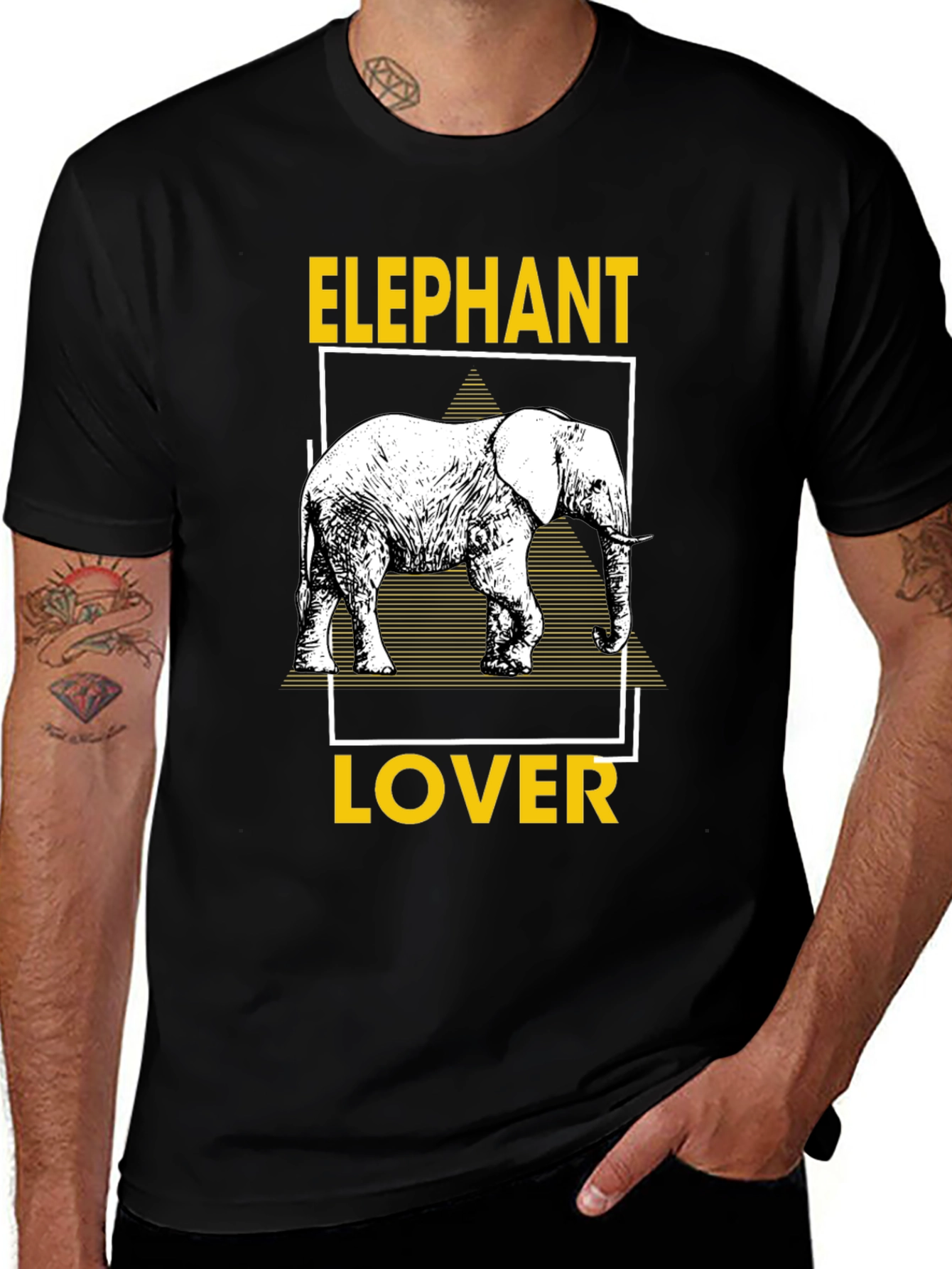 Variant 7 of Elephant Lover Graphic T-Shirt