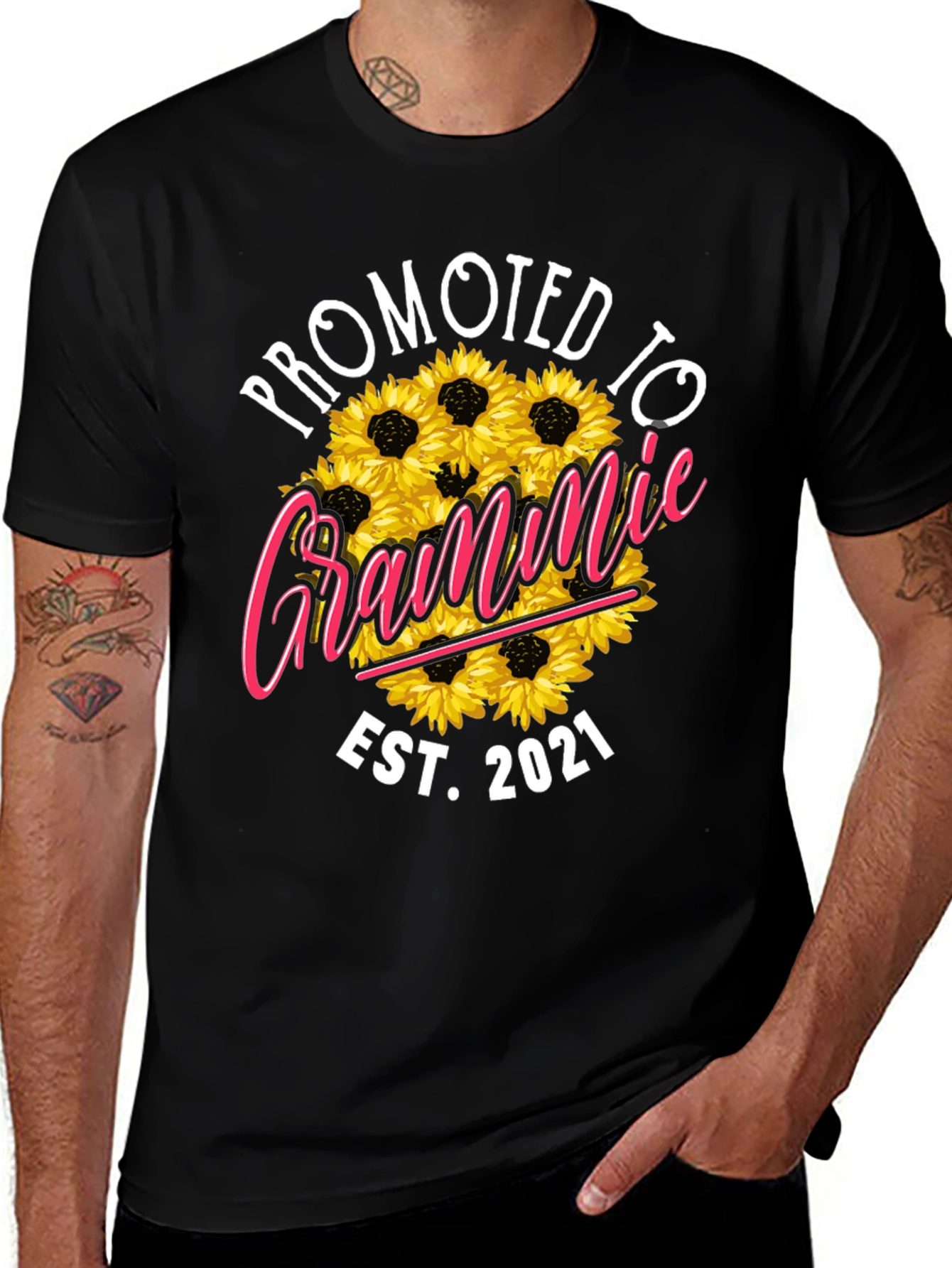 Variant 7 of Promoted to Grammy Sunflower T-Shirt
