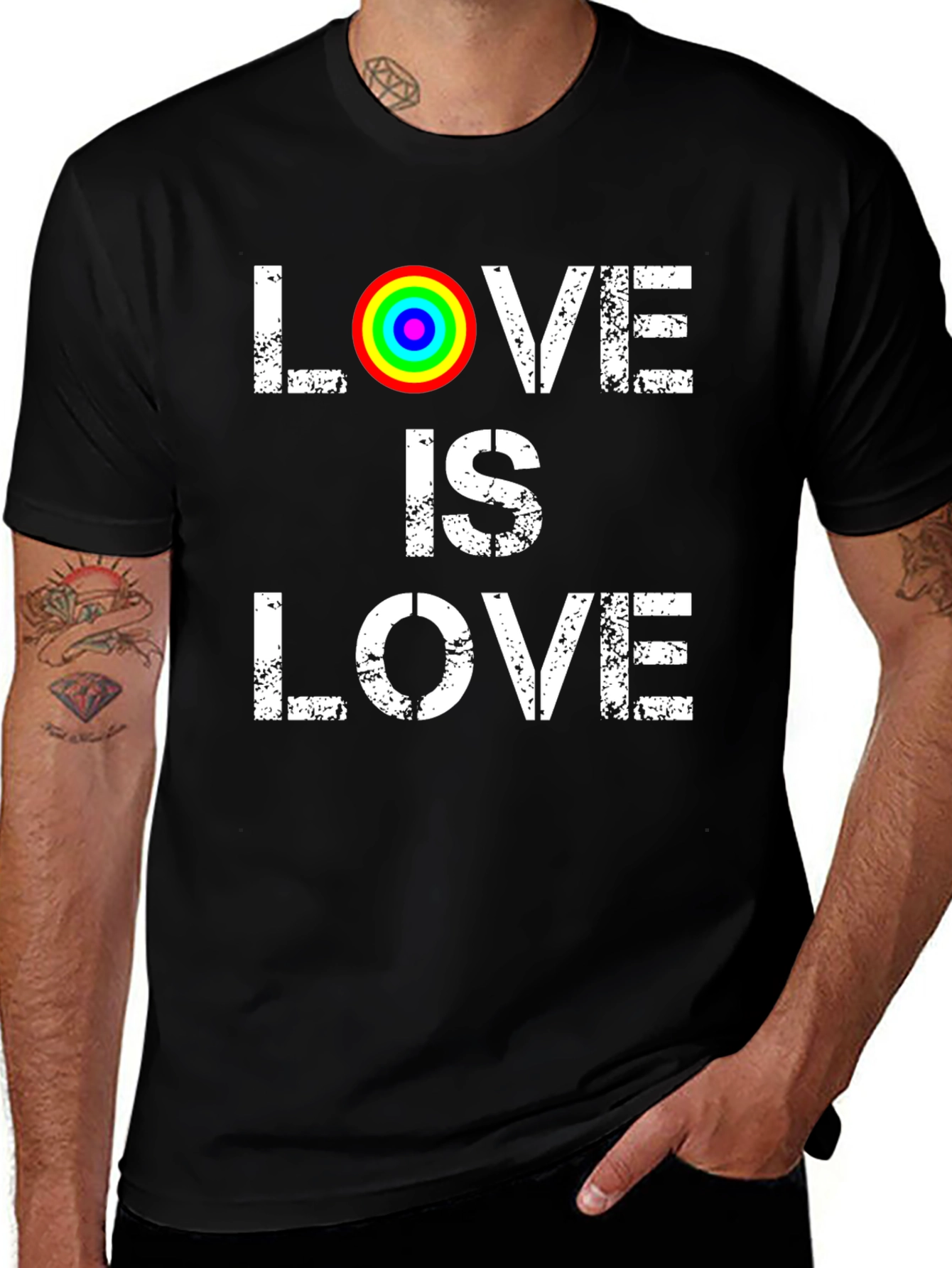 Love Is Love Rainbow T-Shirt - Pride Apparel