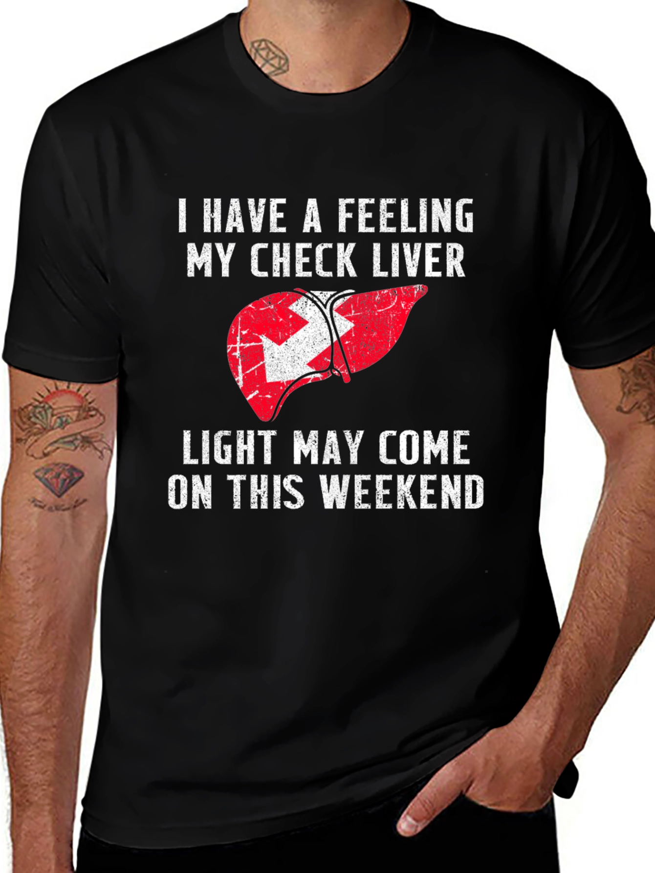 Variant 25 of Funny Liver Check Weekend T-Shirt