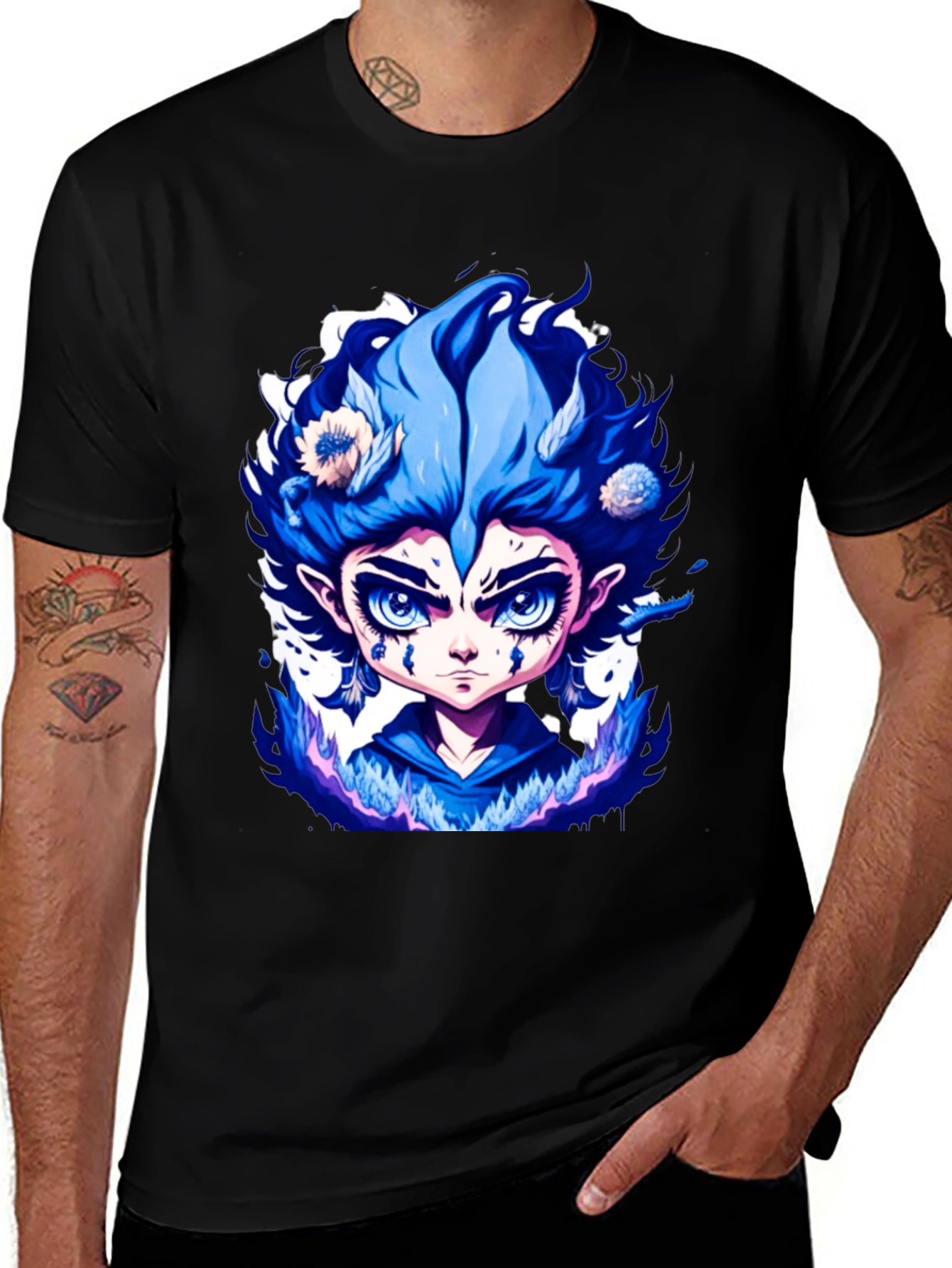 Variant 13 of Anime Character Graphic T-Shirt