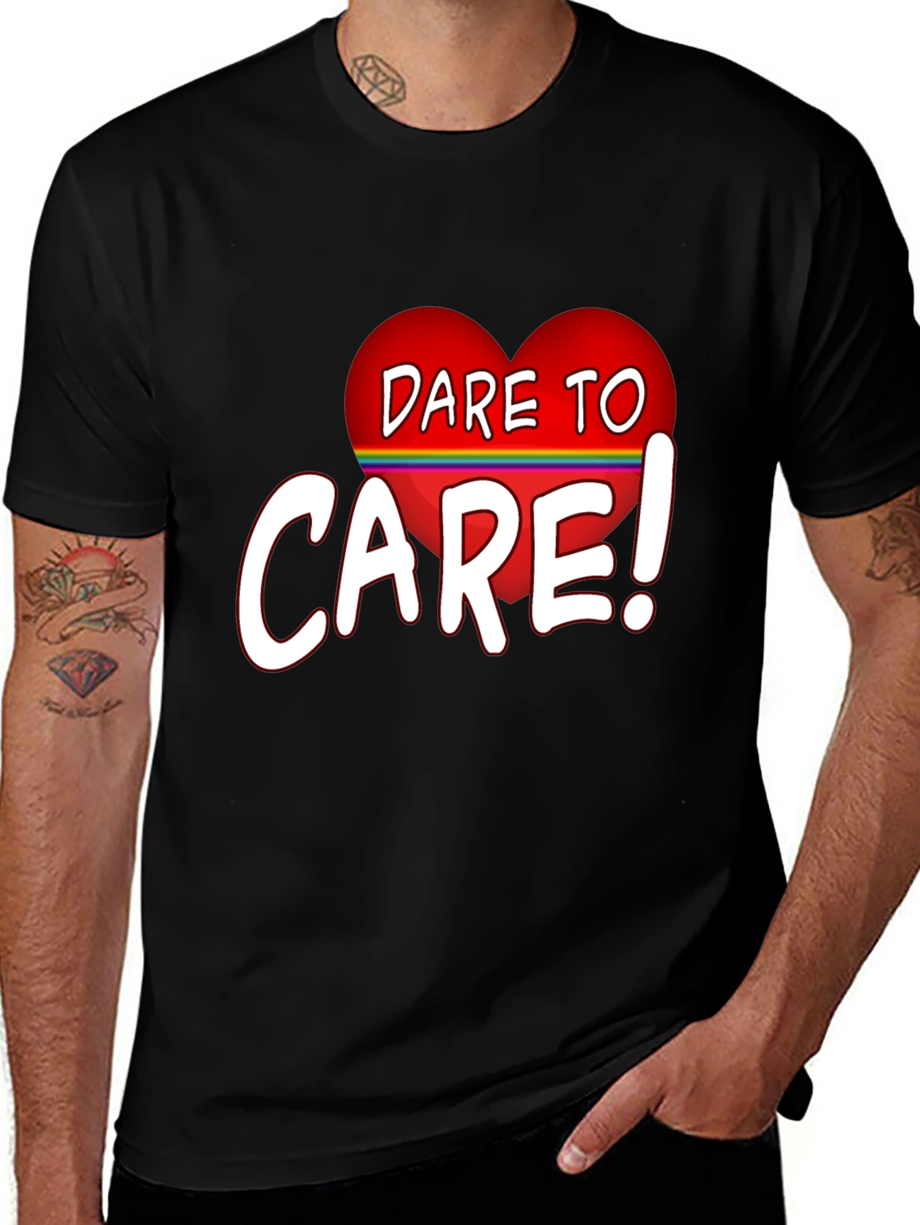 Variant 25 of Dare To Care Heart T-Shirt