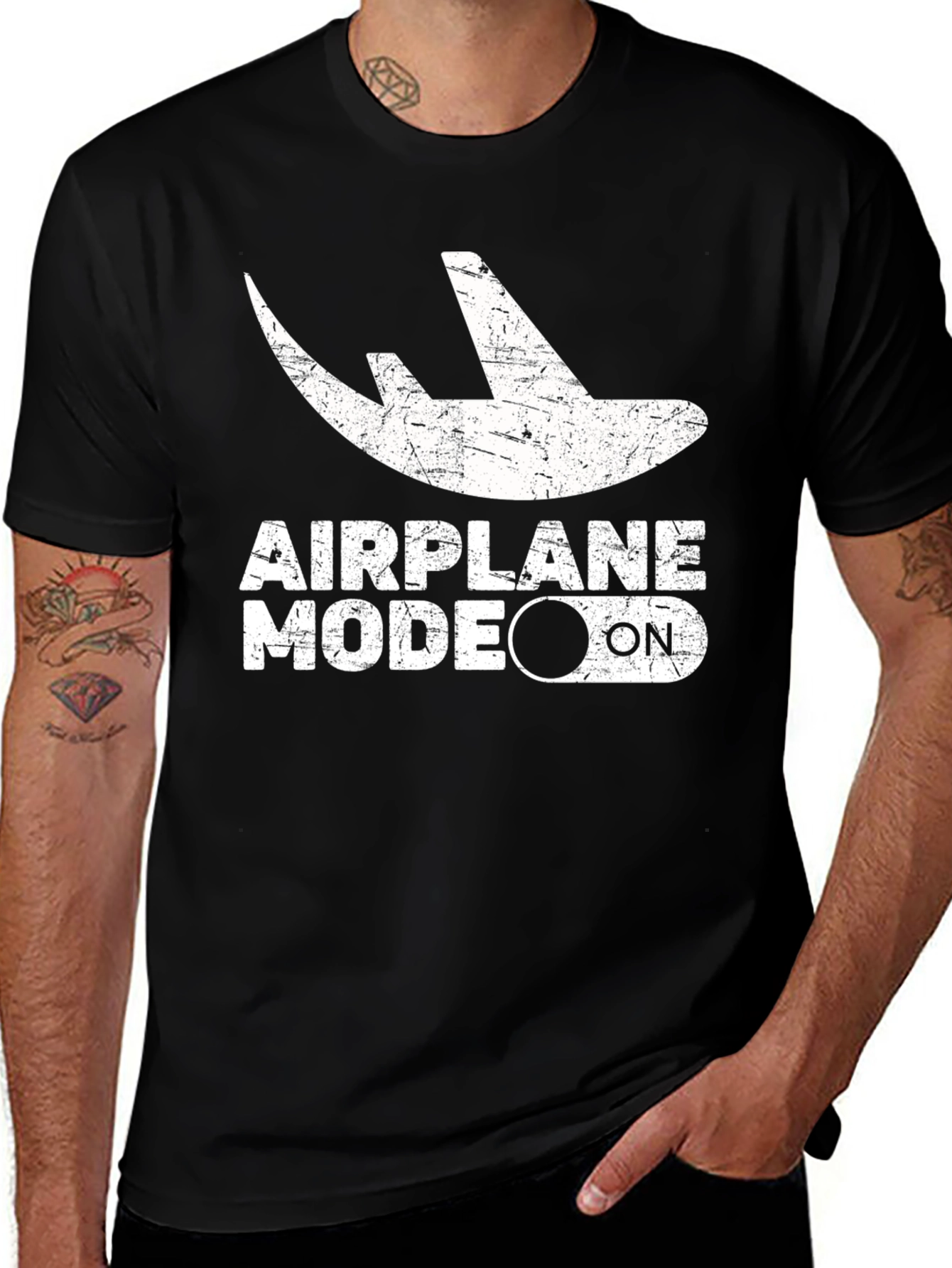 Variant 16 of Airplane Mode ON Graphic T-Shirt