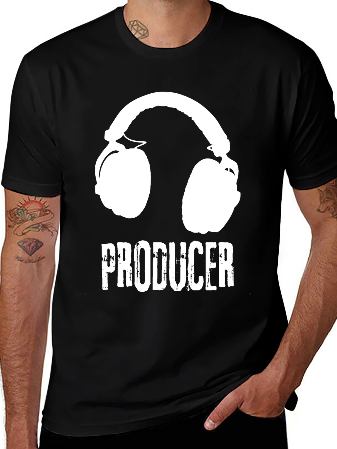 Producer Headphones T-Shirt - Music Creation Tee