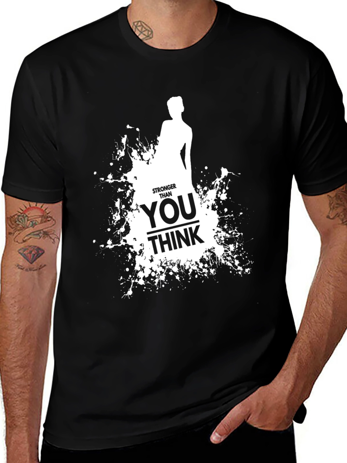 Variant 9 of Stronger Than You Think Graphic Tee