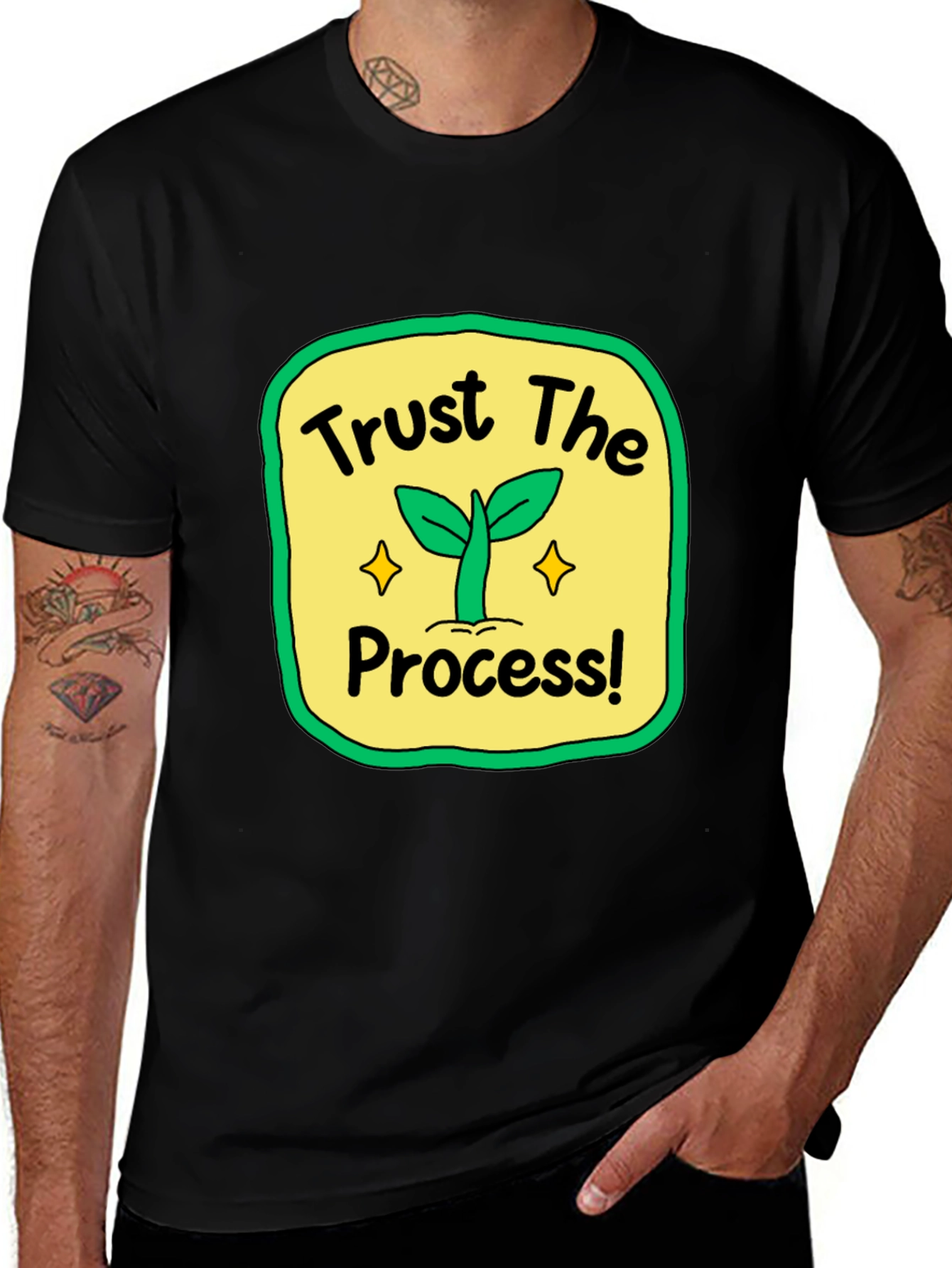 Variant 19 of Trust the Process T-Shirt - Positive Growth Tee