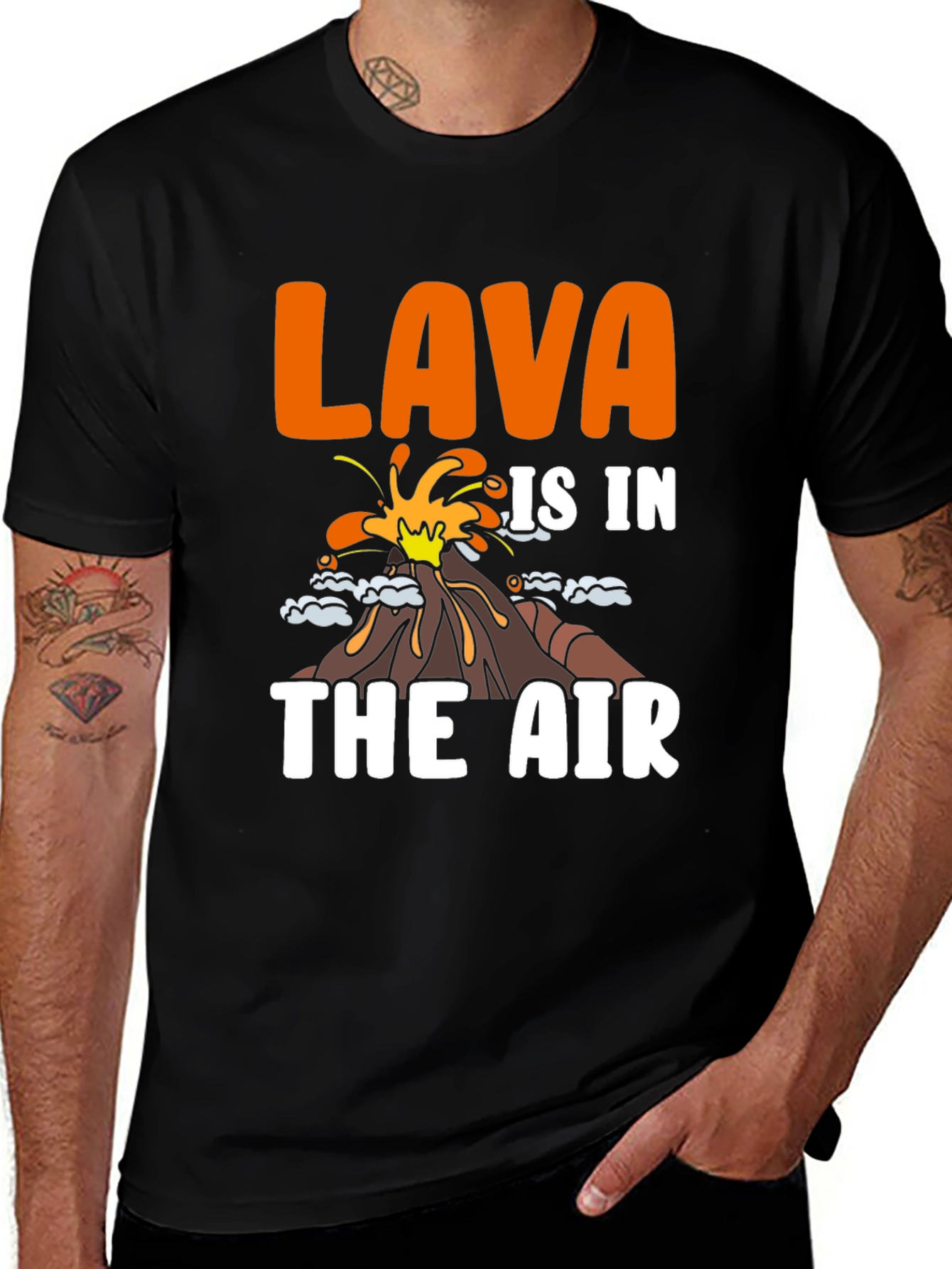 Lava is in the Air Graphic T-Shirt
