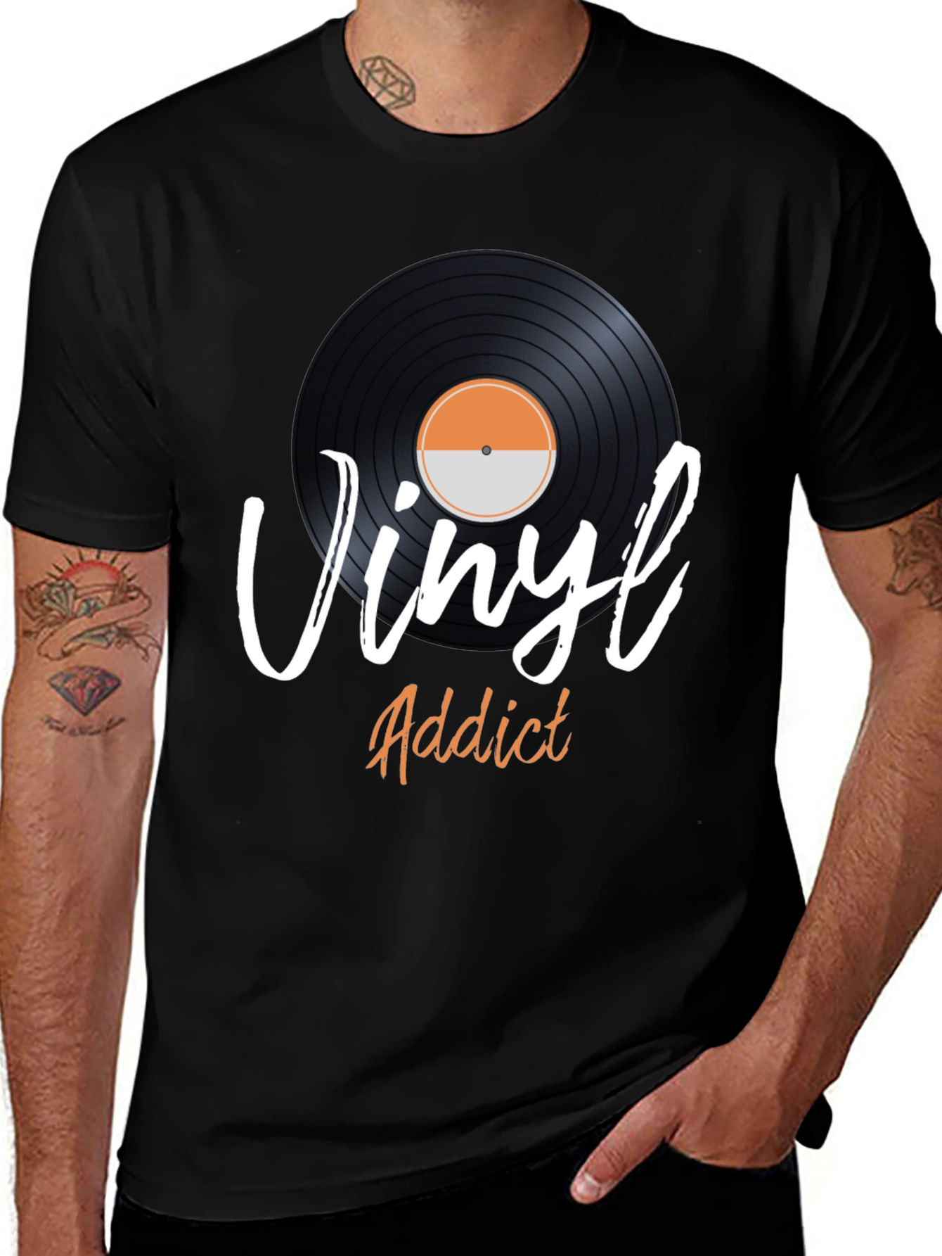 Variant 8 of Vinyl Addict Graphic Tee