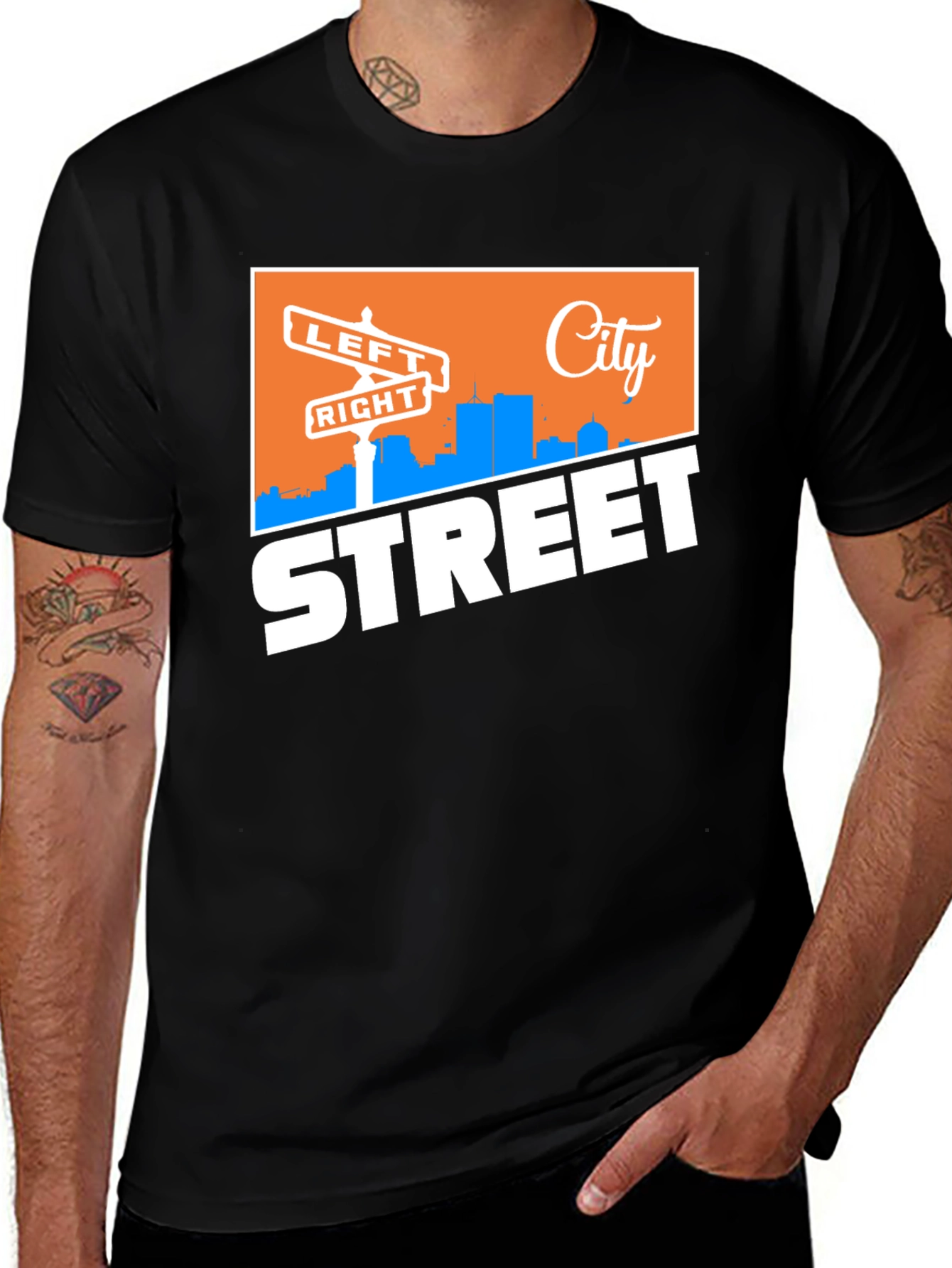 Variant 19 of City Street Graphic Tee - Urban Cool T-Shirt