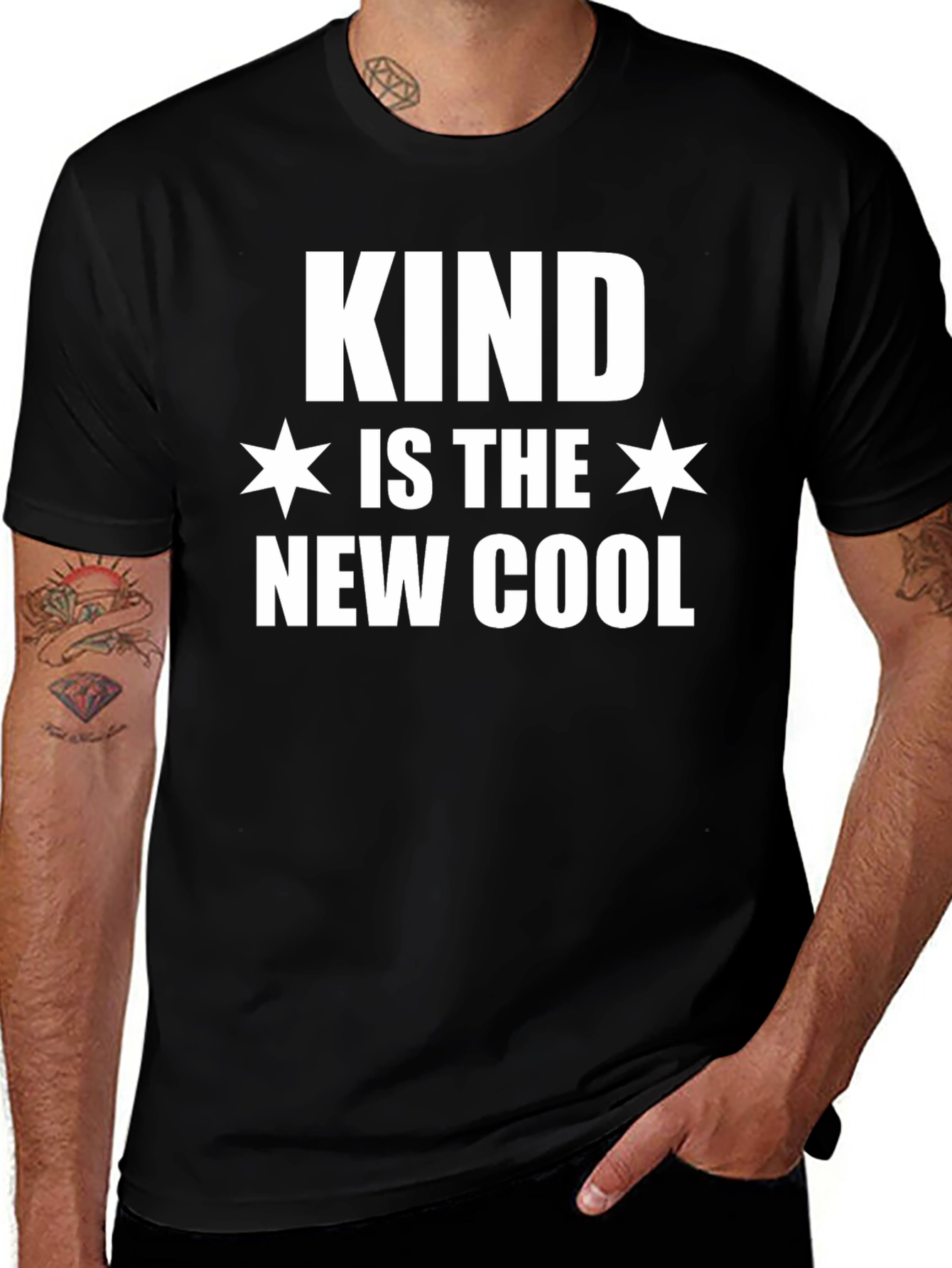 Variant 11 of Kind is the New Cool Graphic Tee - Soft Cotton Comfort