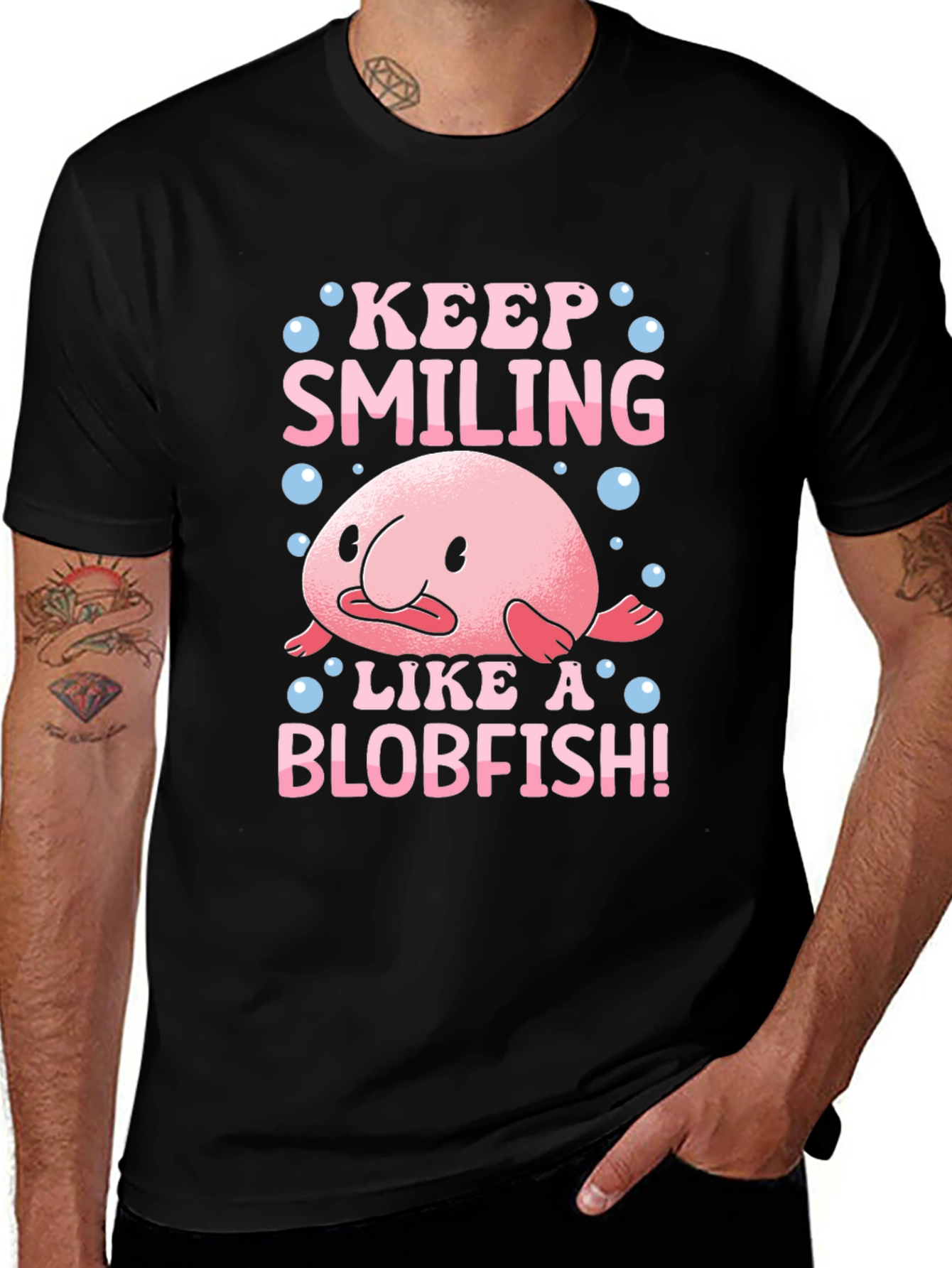 Variant 14 of Keep Smiling Like a Blobfish T-Shirt