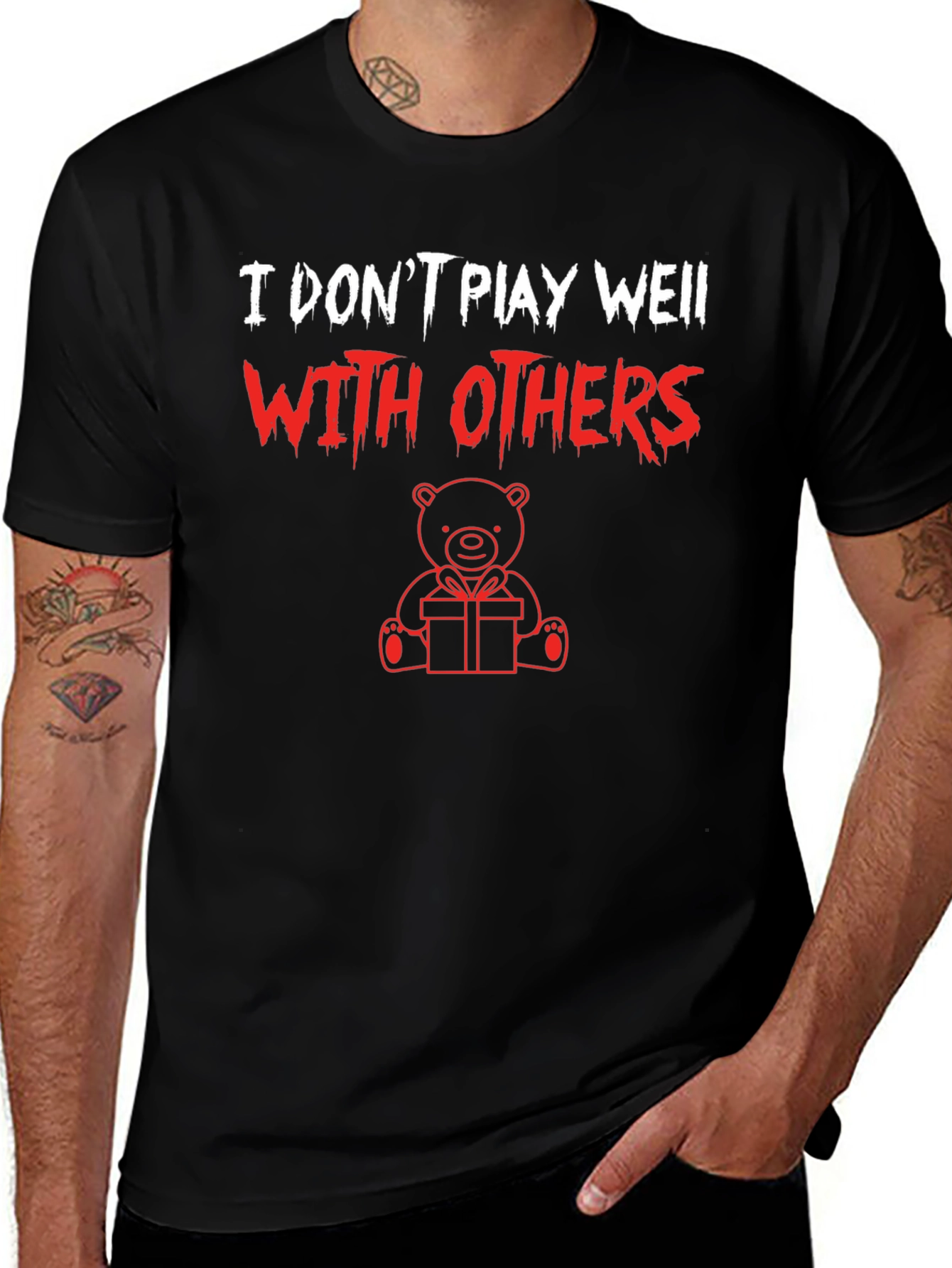 Variant 12 of I Don't Play Well With Others Graphic Tee