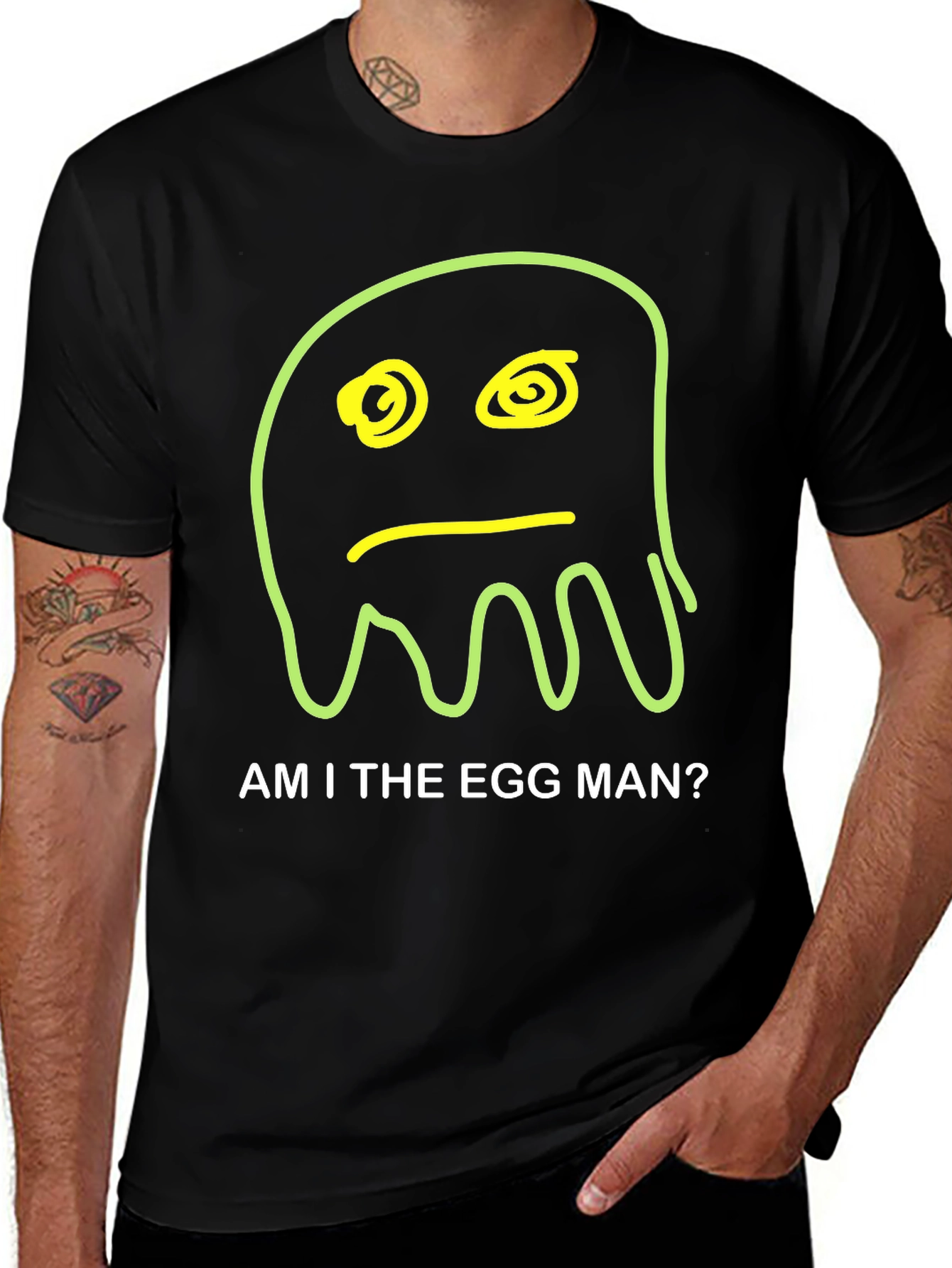 Variant 18 of Am I The Egg Man? Graphic T-Shirt