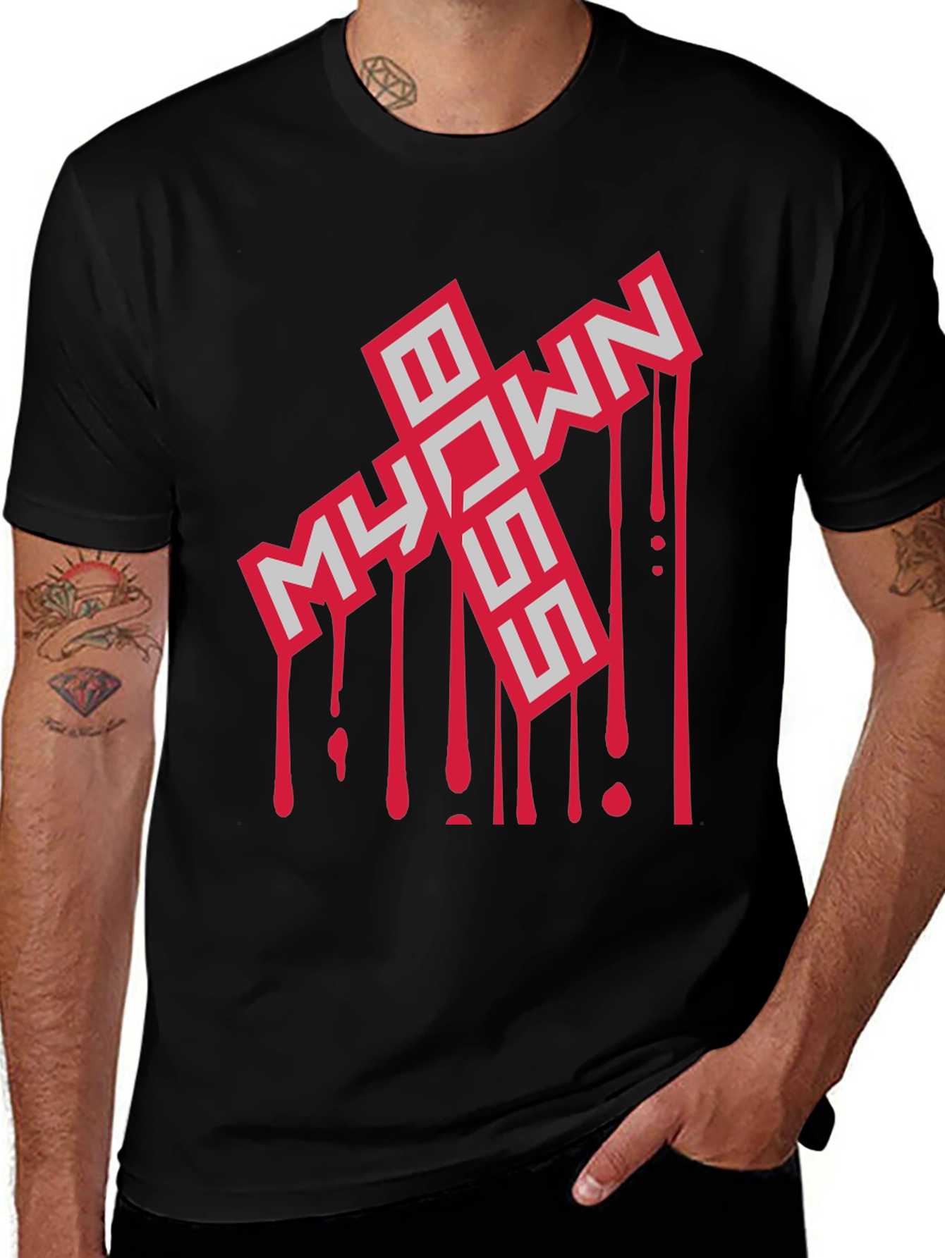 Variant 17 of My Own Worse Enemy Drip Tee