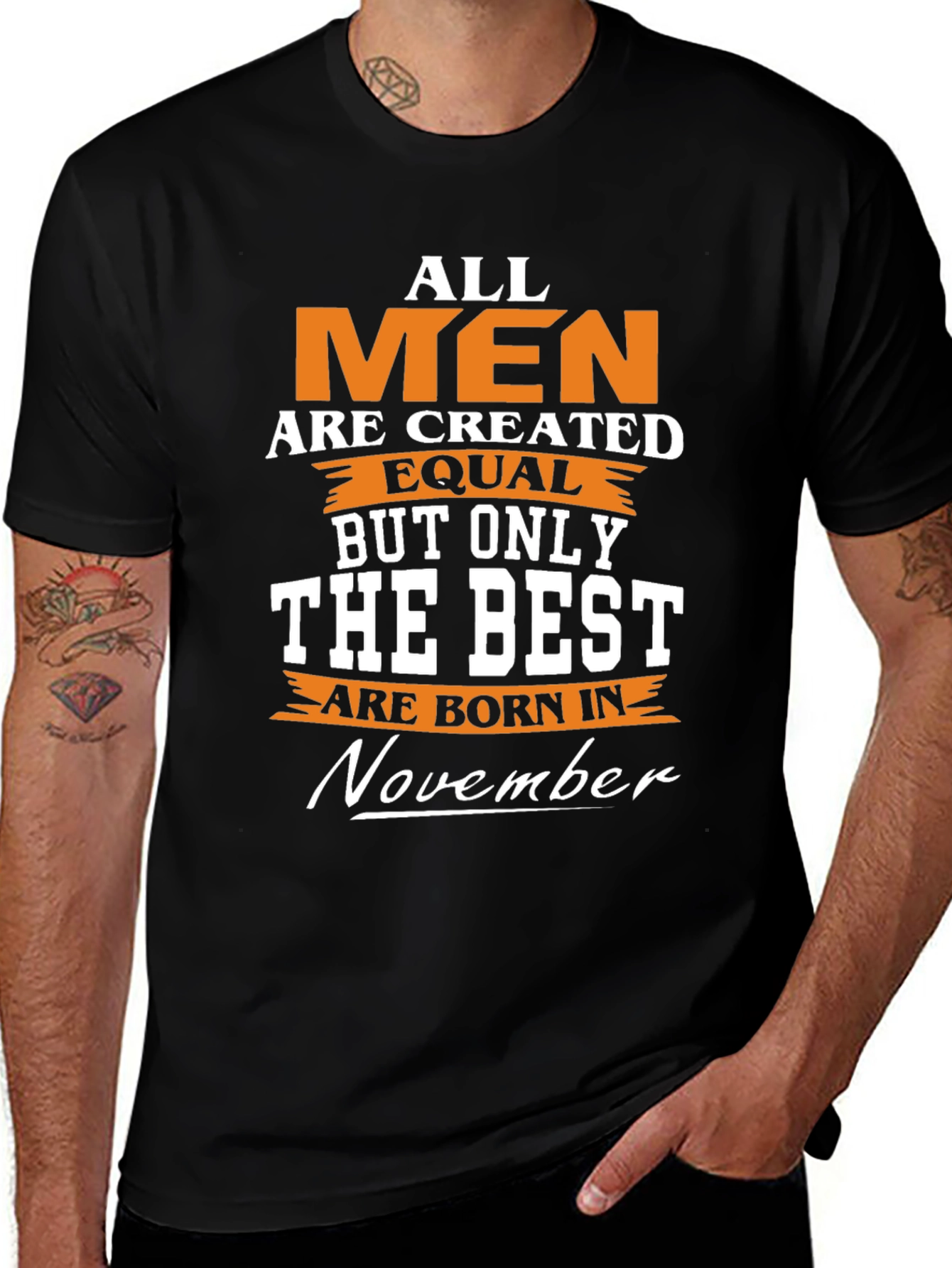 November Birthday T-Shirt - Best Men Gift