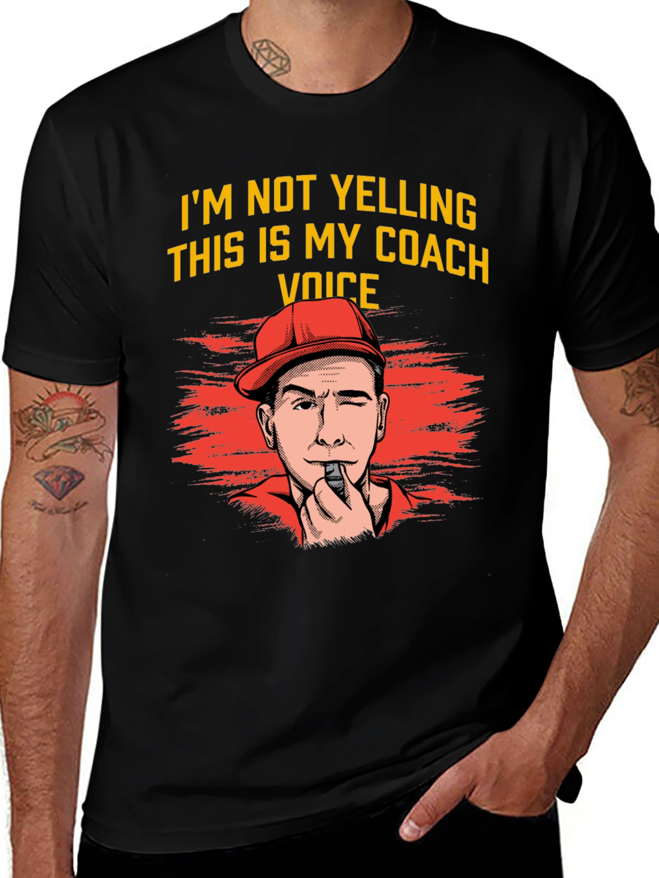 Variant 13 of Coach Voice Graphic T-Shirt - Black