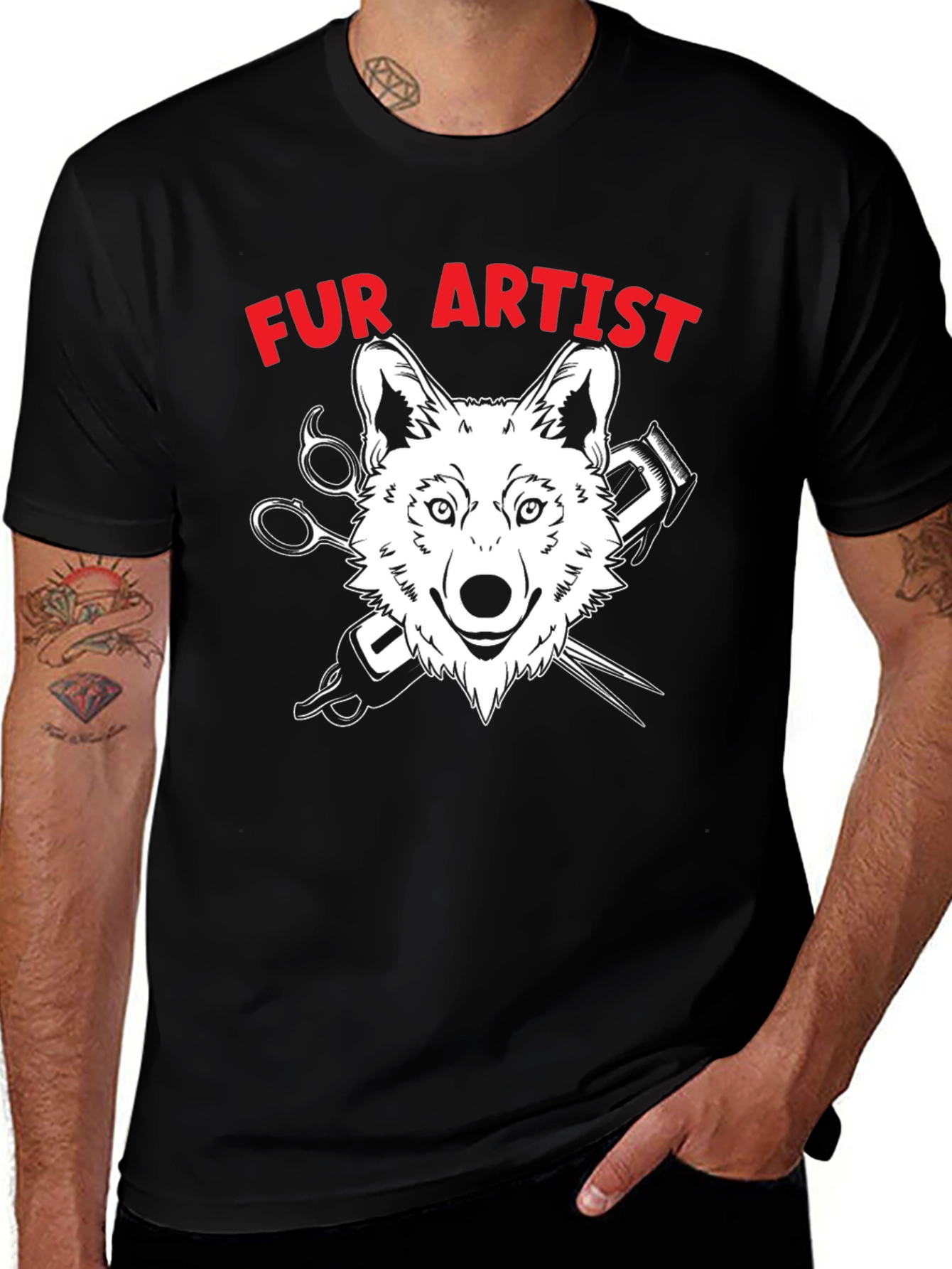Fur Artist T-Shirt - Dog Groomer Tee