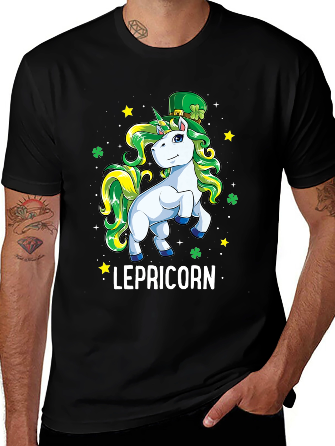 Lepricon Unicorn St. Patrick's Day T-Shirt
