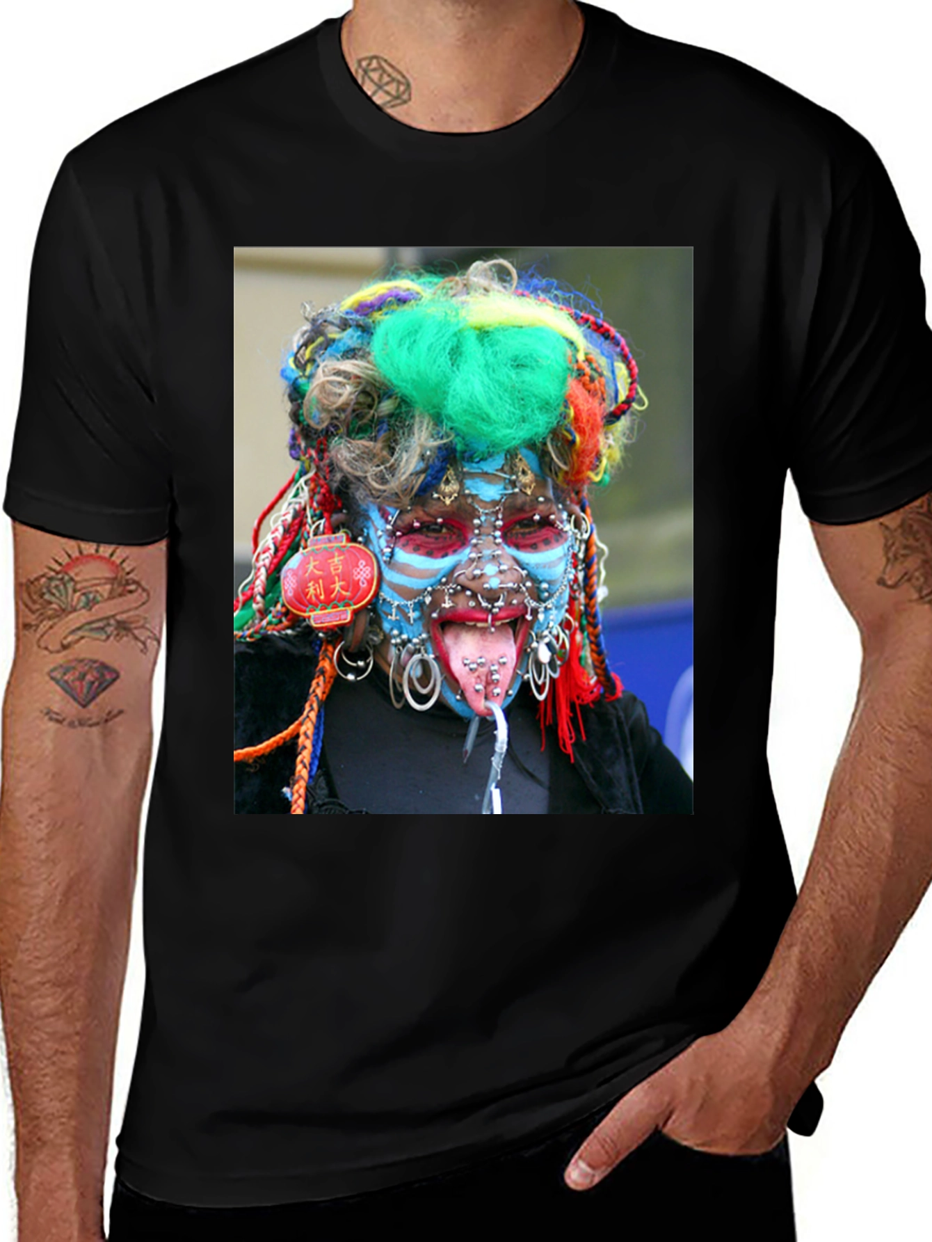 Variant 7 of Unique Body Art Graphic Tee