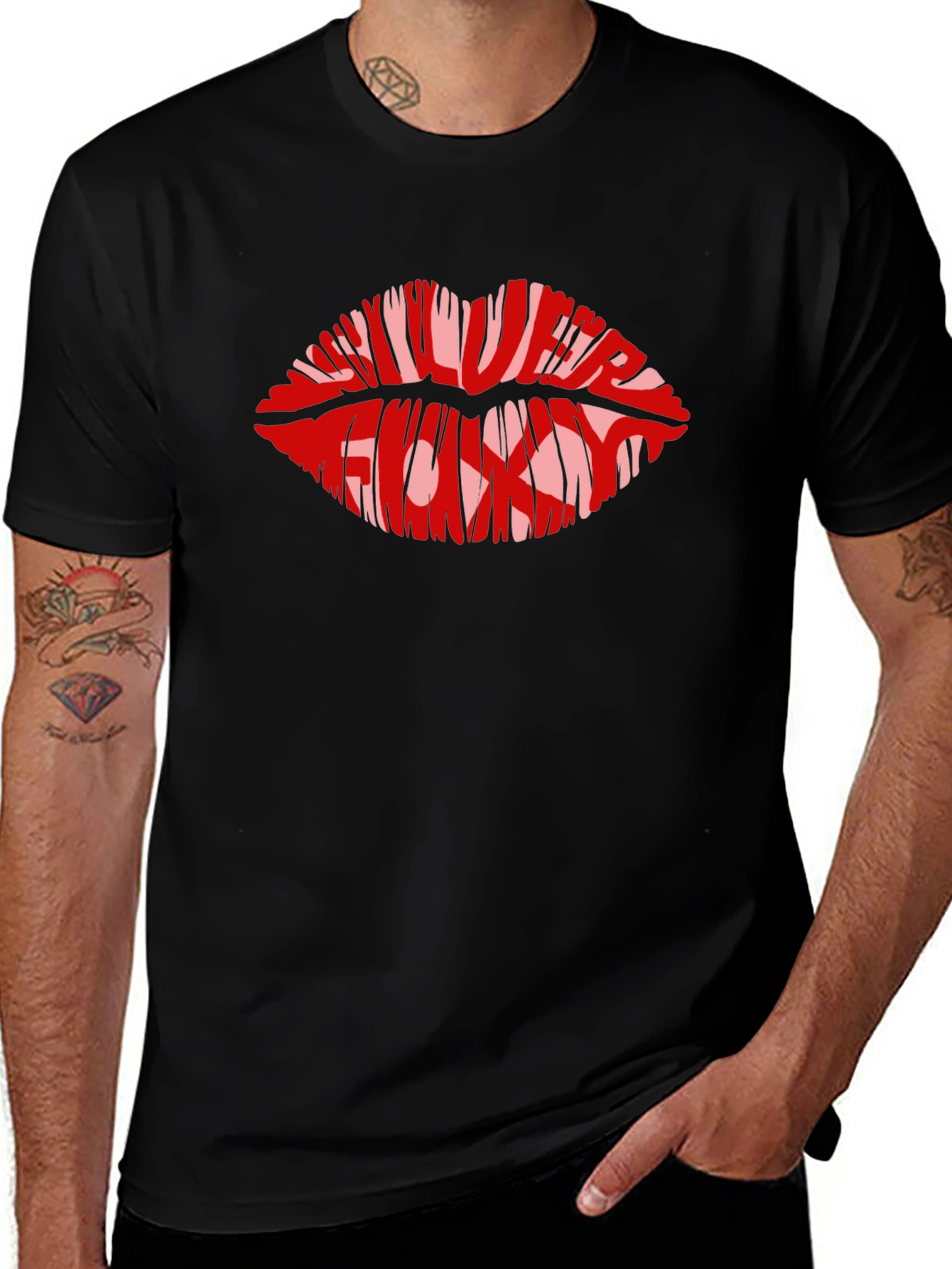 Variant 30 of Foxy Lips Graphic T-Shirt