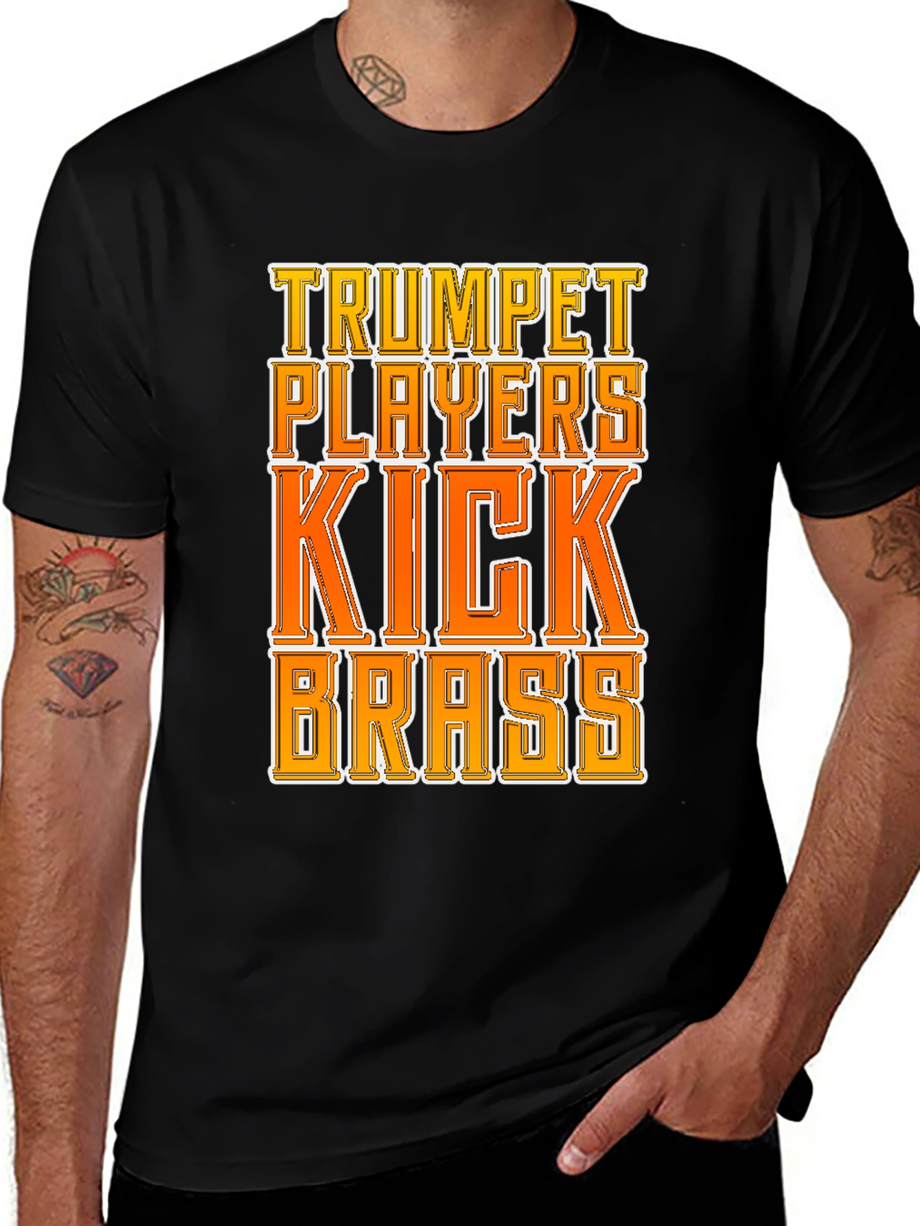 Variant 17 of Trumpet Players Kick Brass T-Shirt