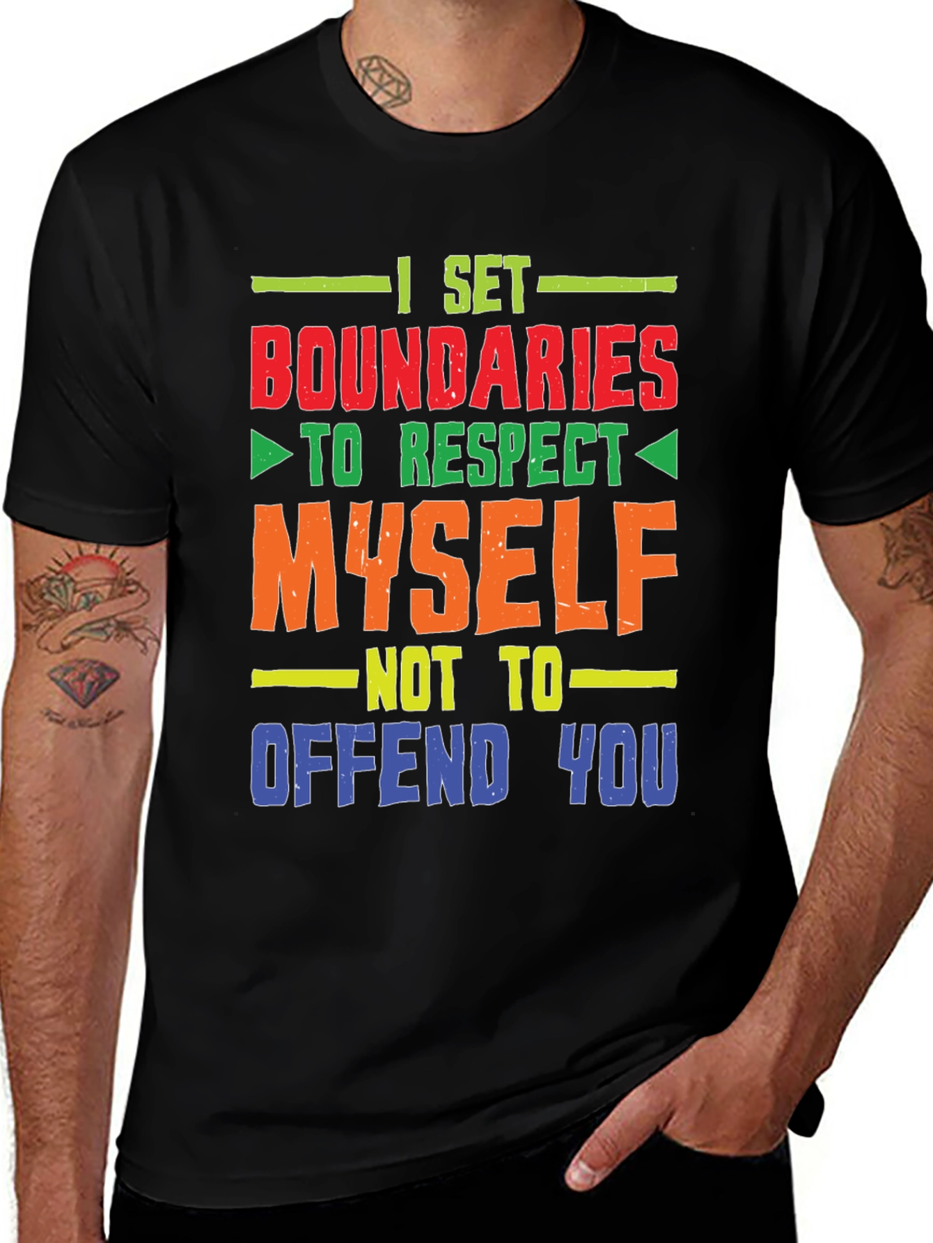 Variant 22 of I Set Boundaries Graphic Tee