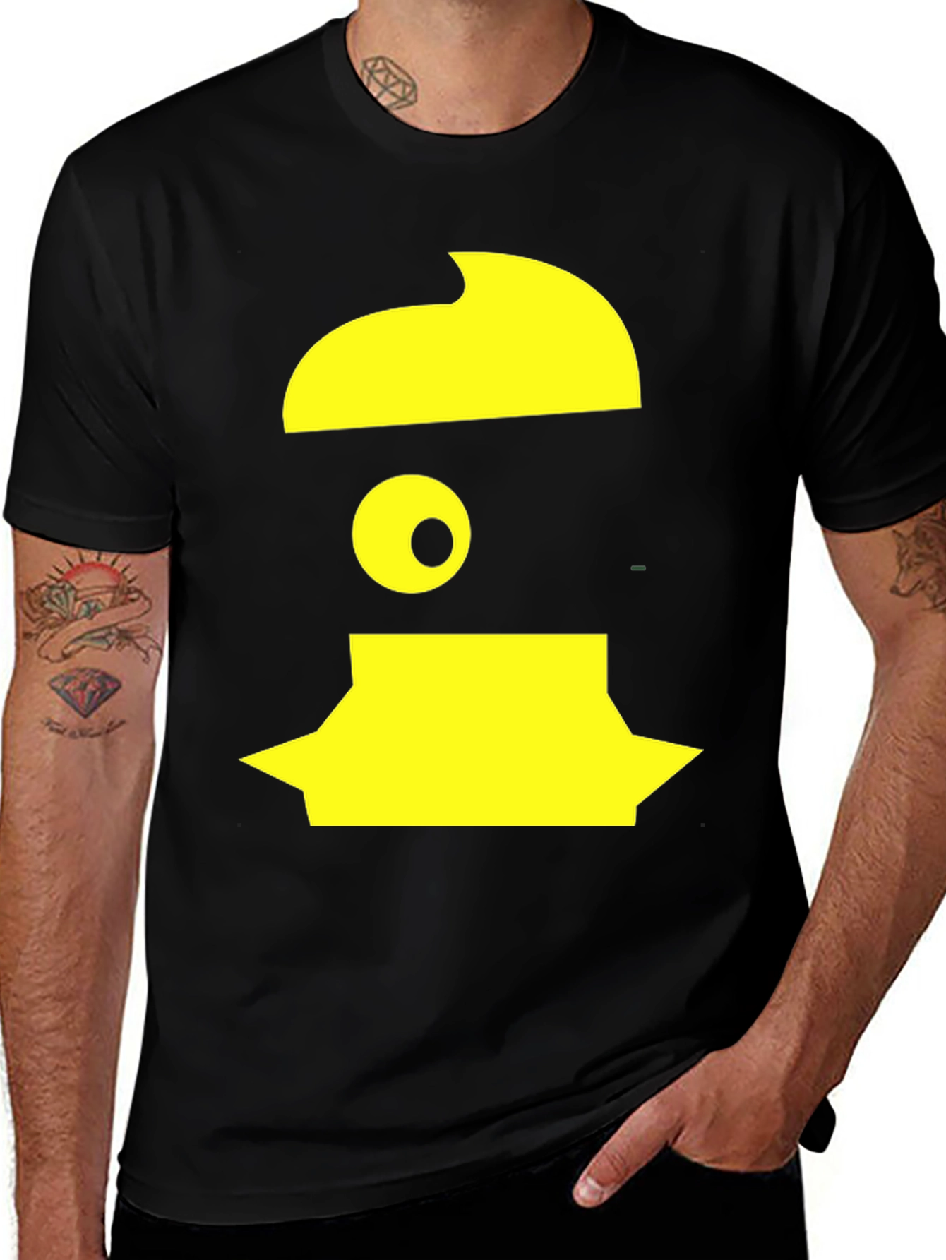 Variant 21 of Abstract Graphic Black T-Shirt