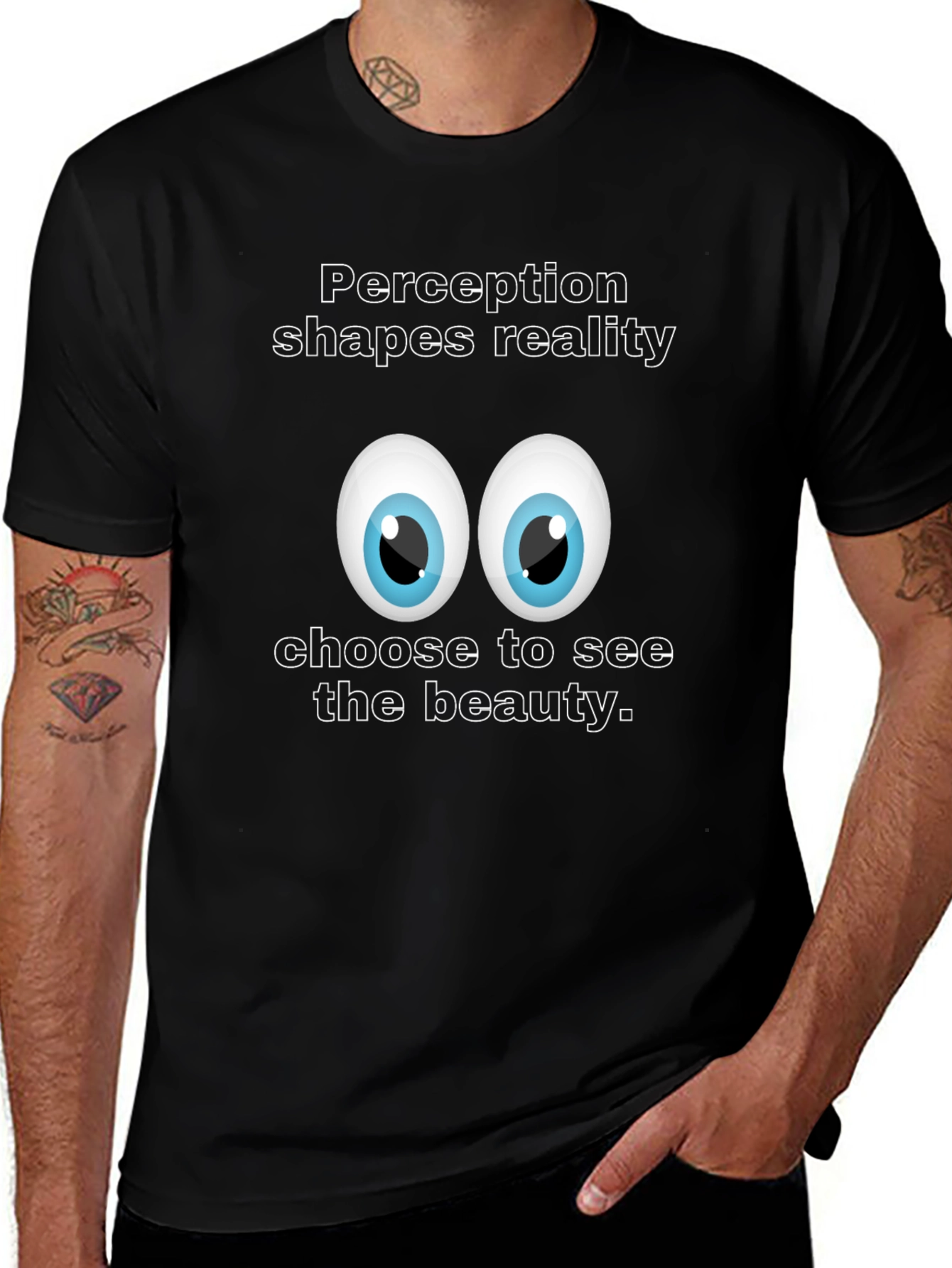 Black Perception Shapes Reality T-Shirt main image