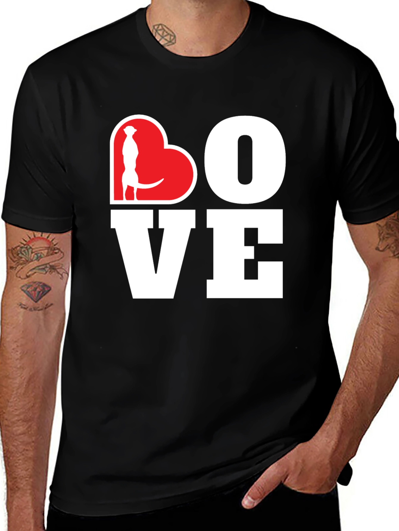 Variant 18 of Meerkat Love Graphic Tee
