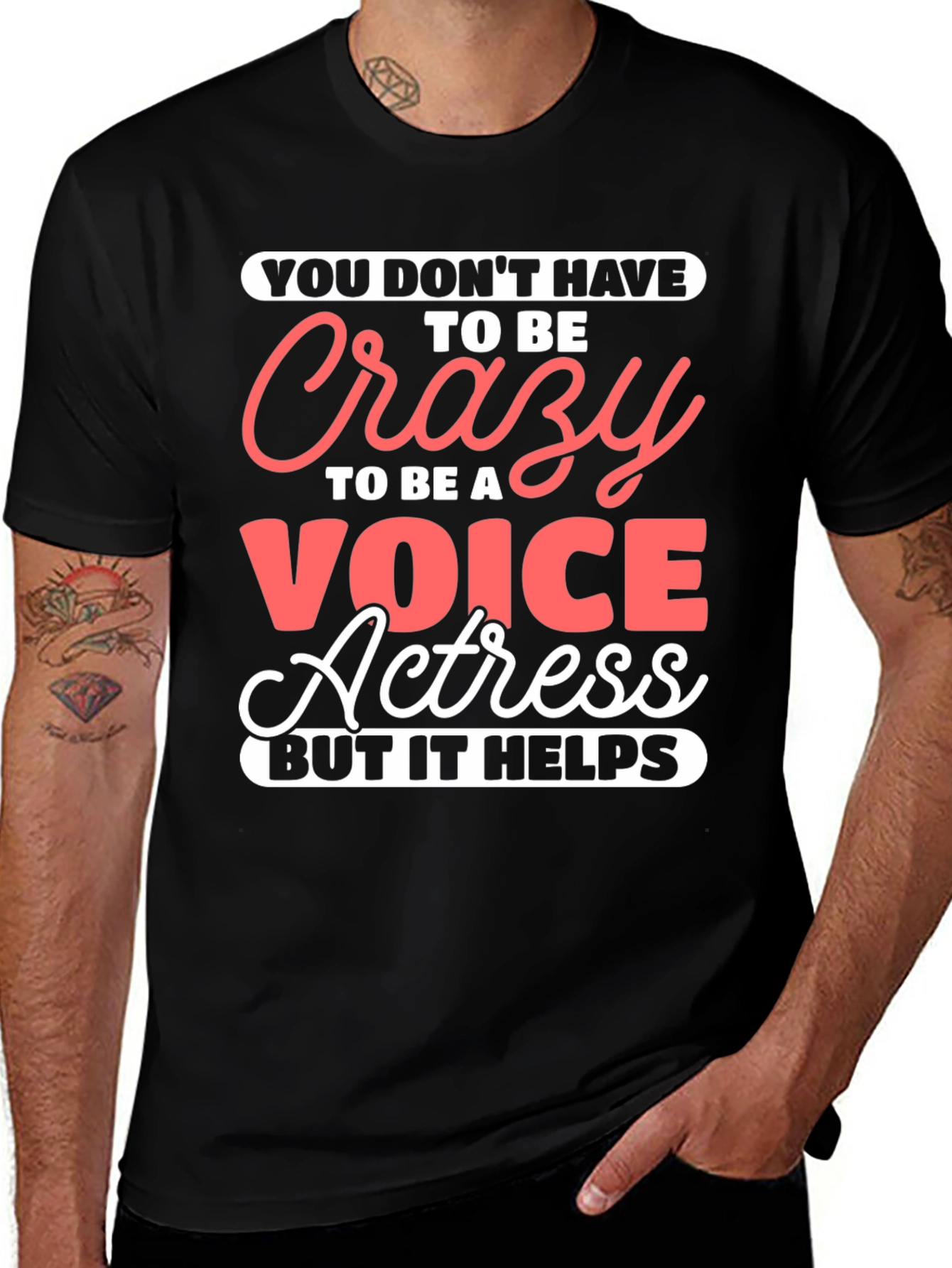 Variant 9 of Crazy Voice Actress T-Shirt - Funny Gift