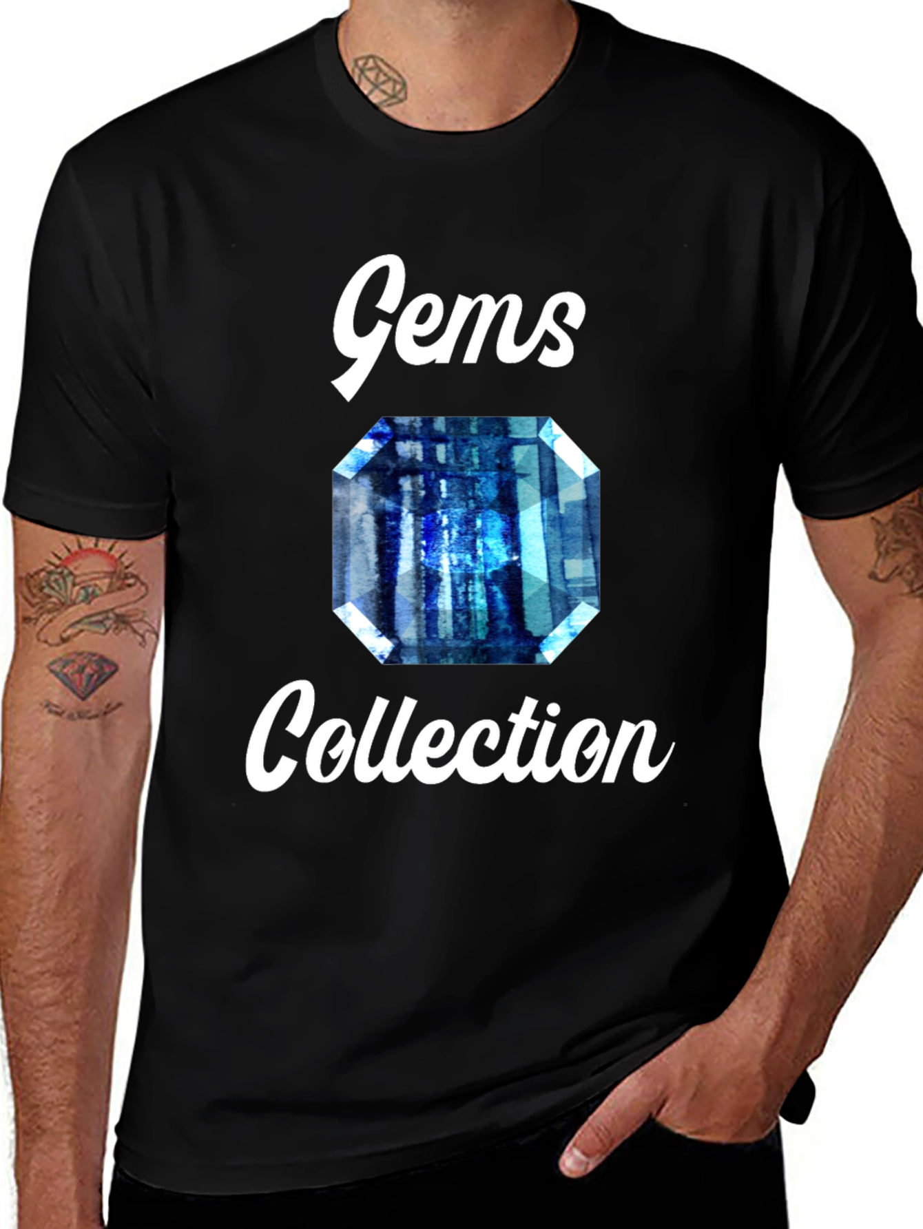 Variant 16 of Gems Collection Graphic Tee - Stylish Gemstone Design