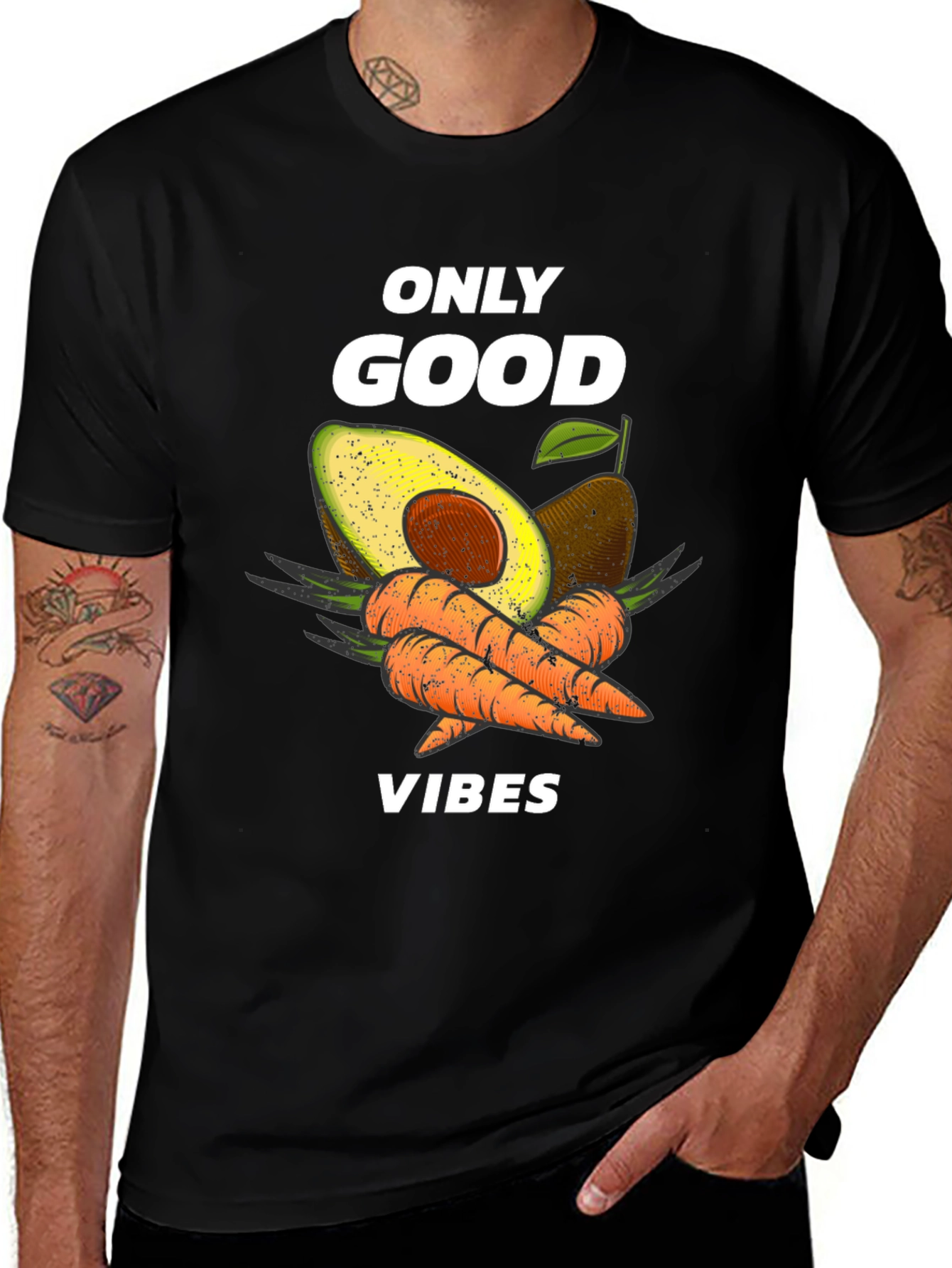 Variant 15 of Only Good Vibes Graphic T-Shirt