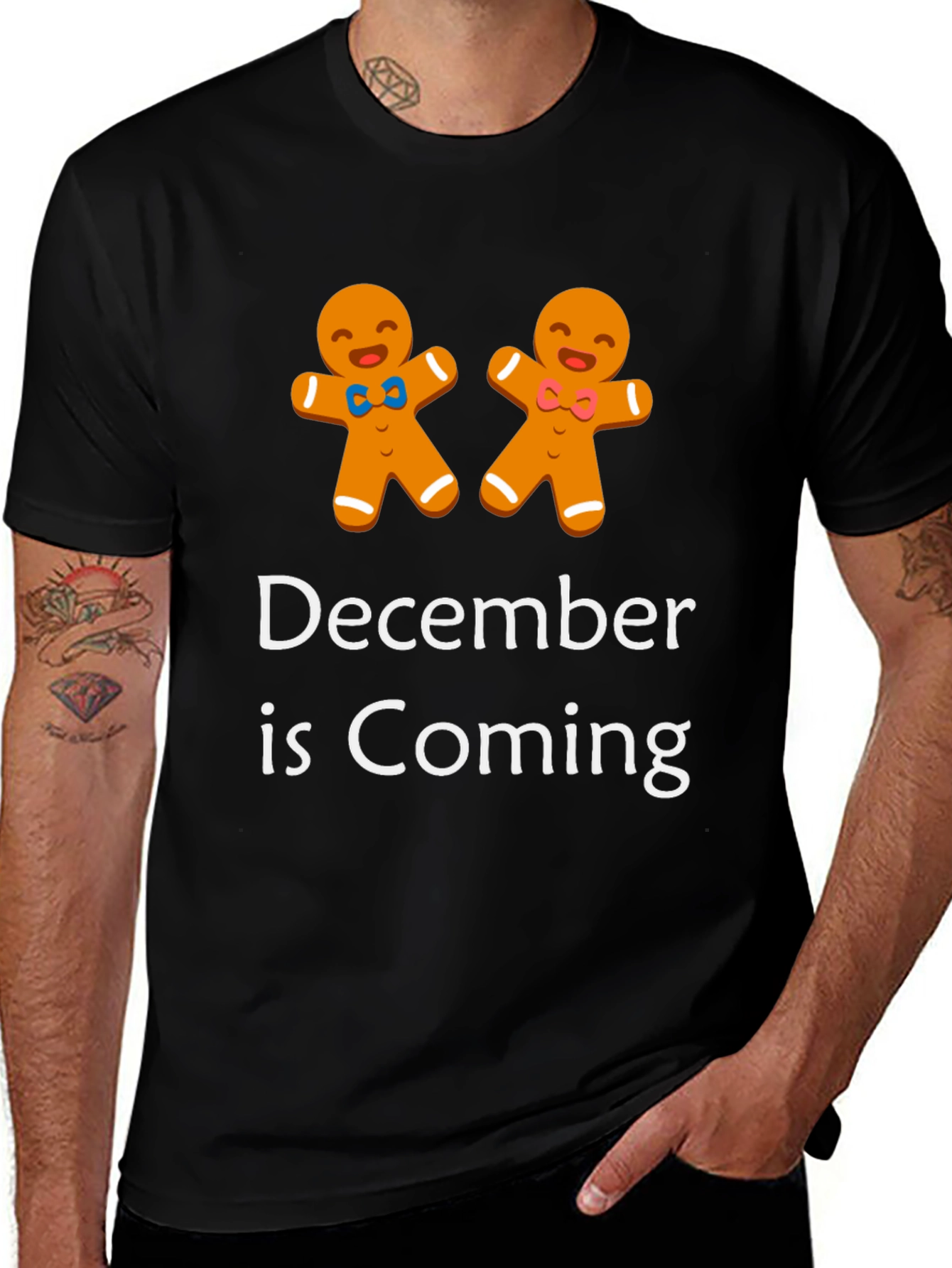 Variant 20 of December is Coming Gingerbread T-Shirt