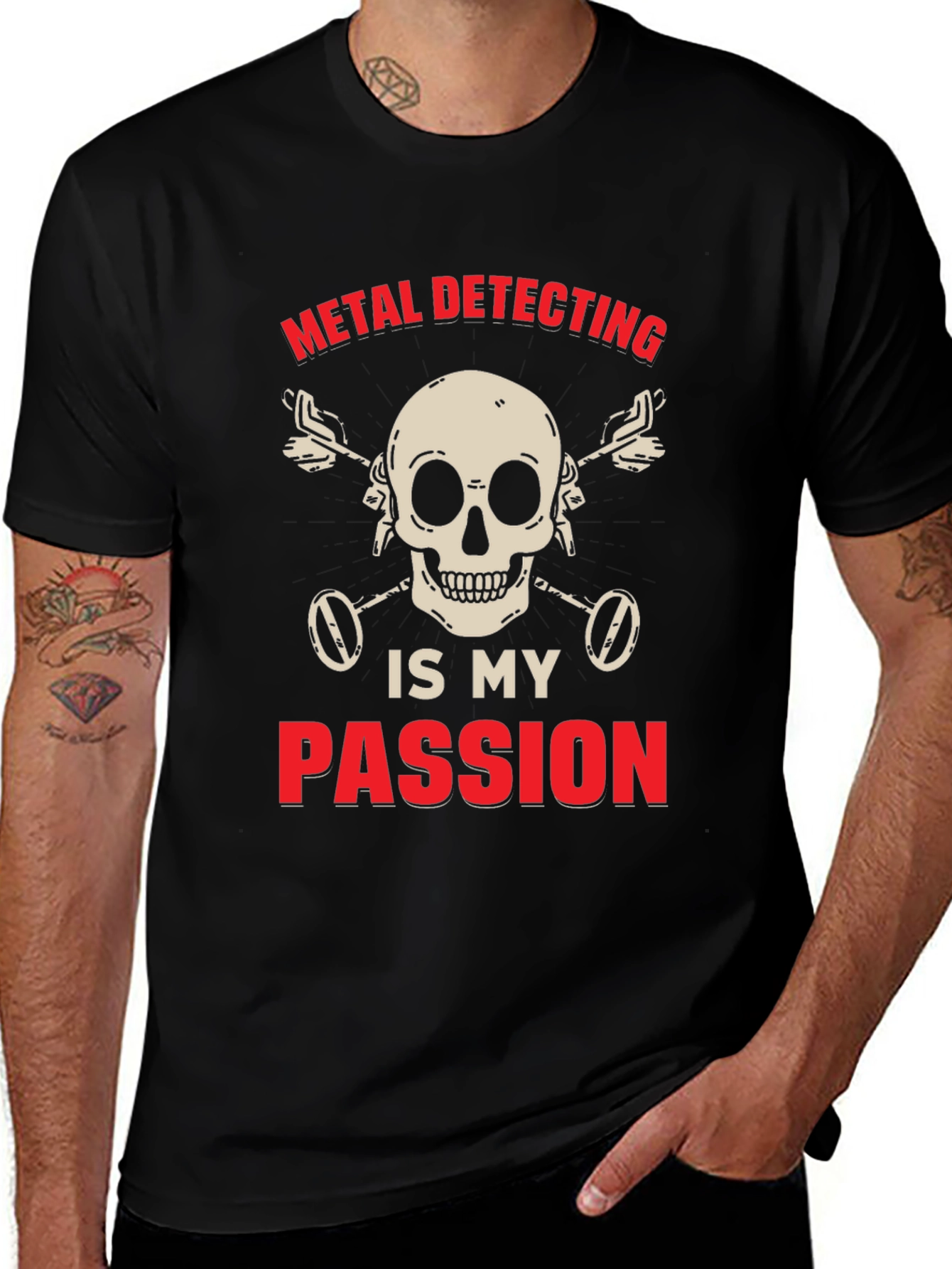 Variant 7 of Metal Detecting Passion T-Shirt