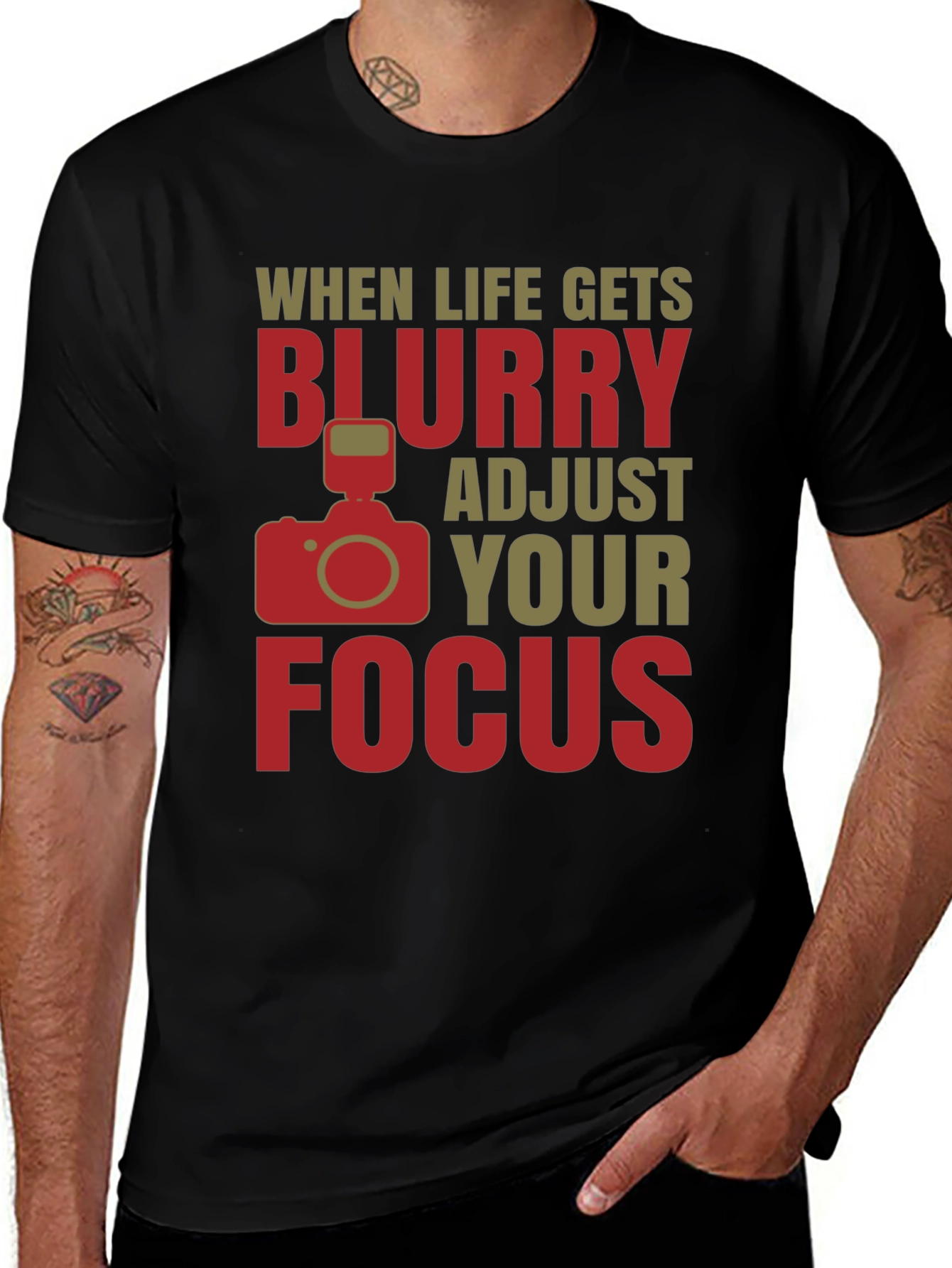 Adjust Your Focus T-Shirt - Photographer Gift