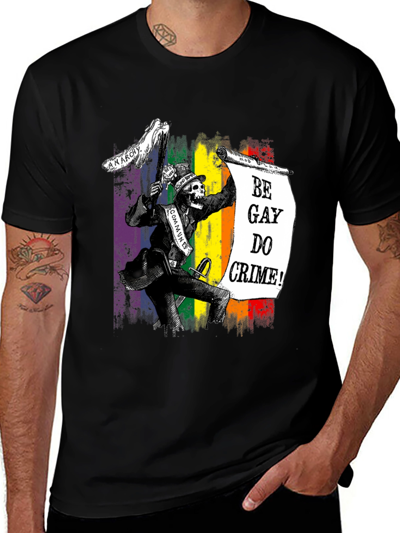 Variant 28 of Be Gay Do Crime T-Shirt