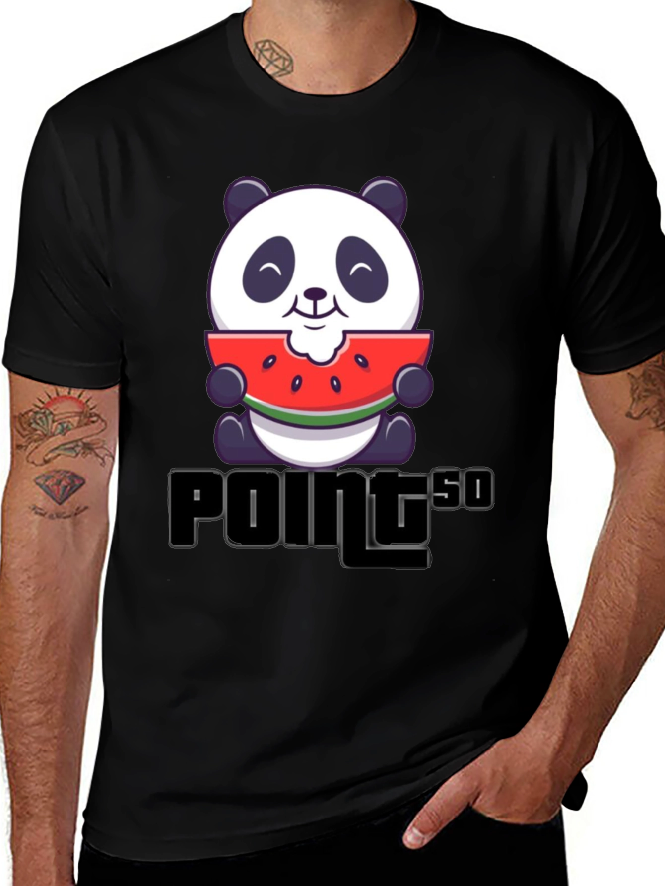 Variant 18 of Panda Watermelon T-Shirt - Point 50