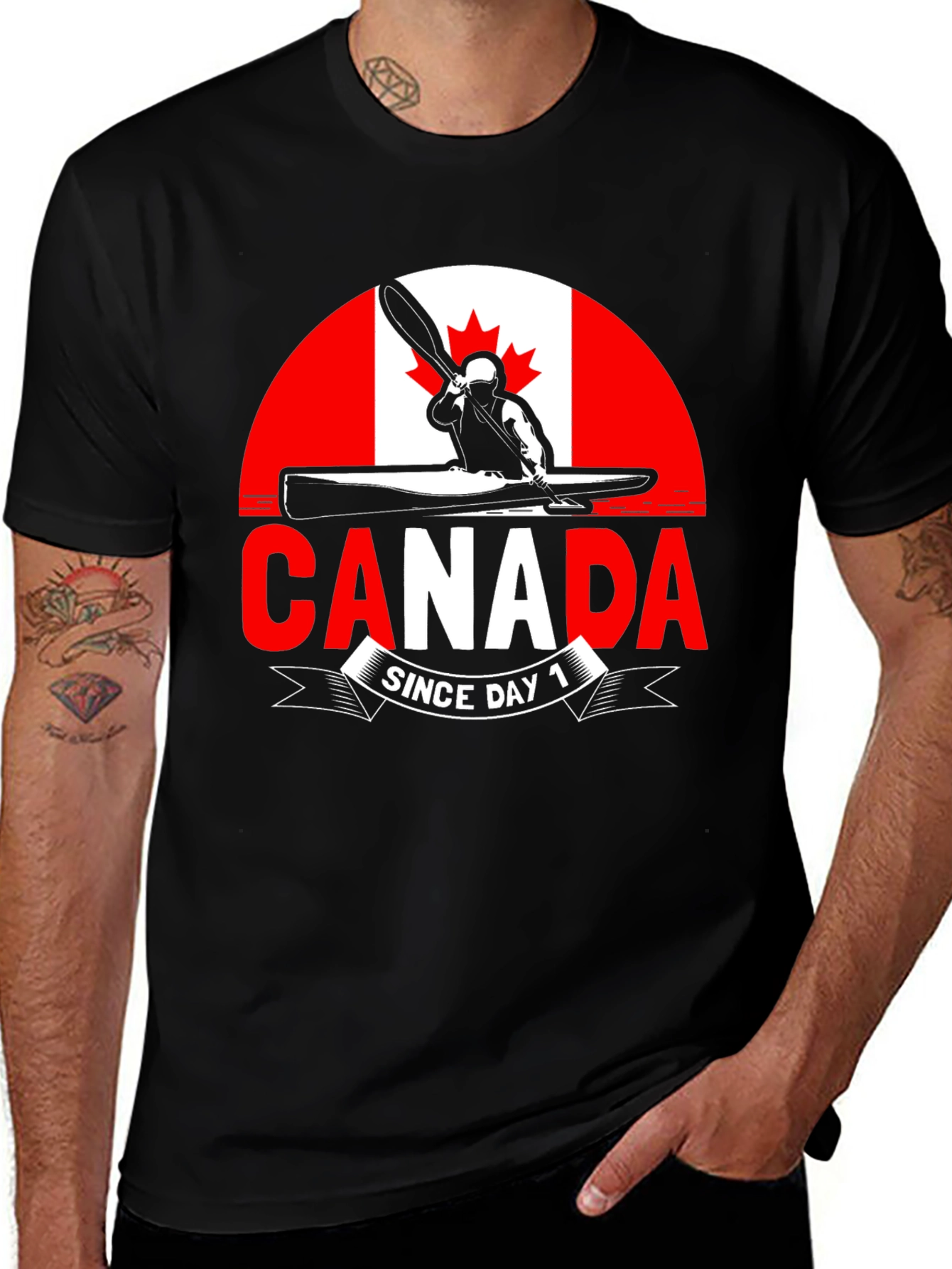 Canada Since Day 1 Black T-Shirt