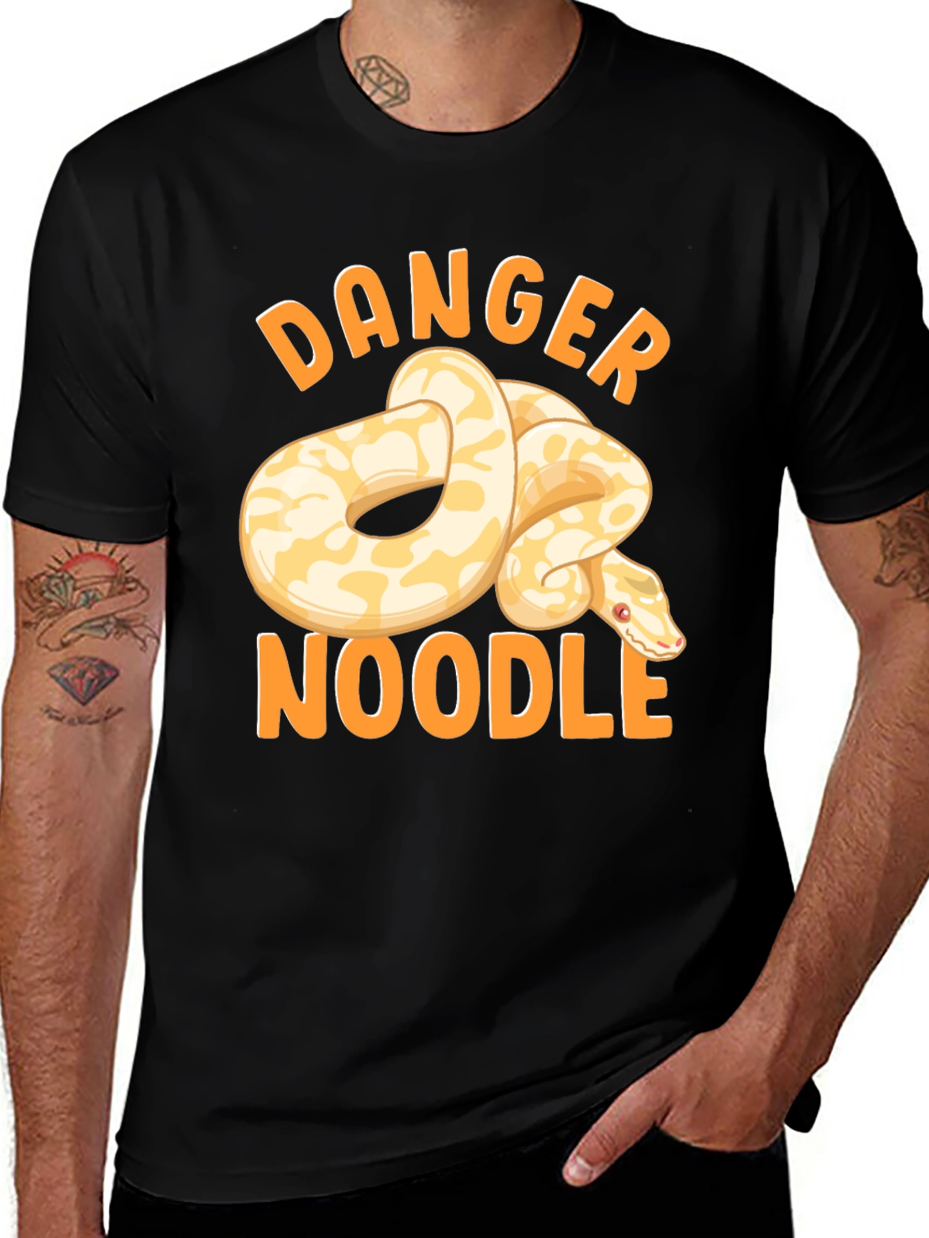 Variant 29 of Danger Noodle Snake Graphic T-Shirt