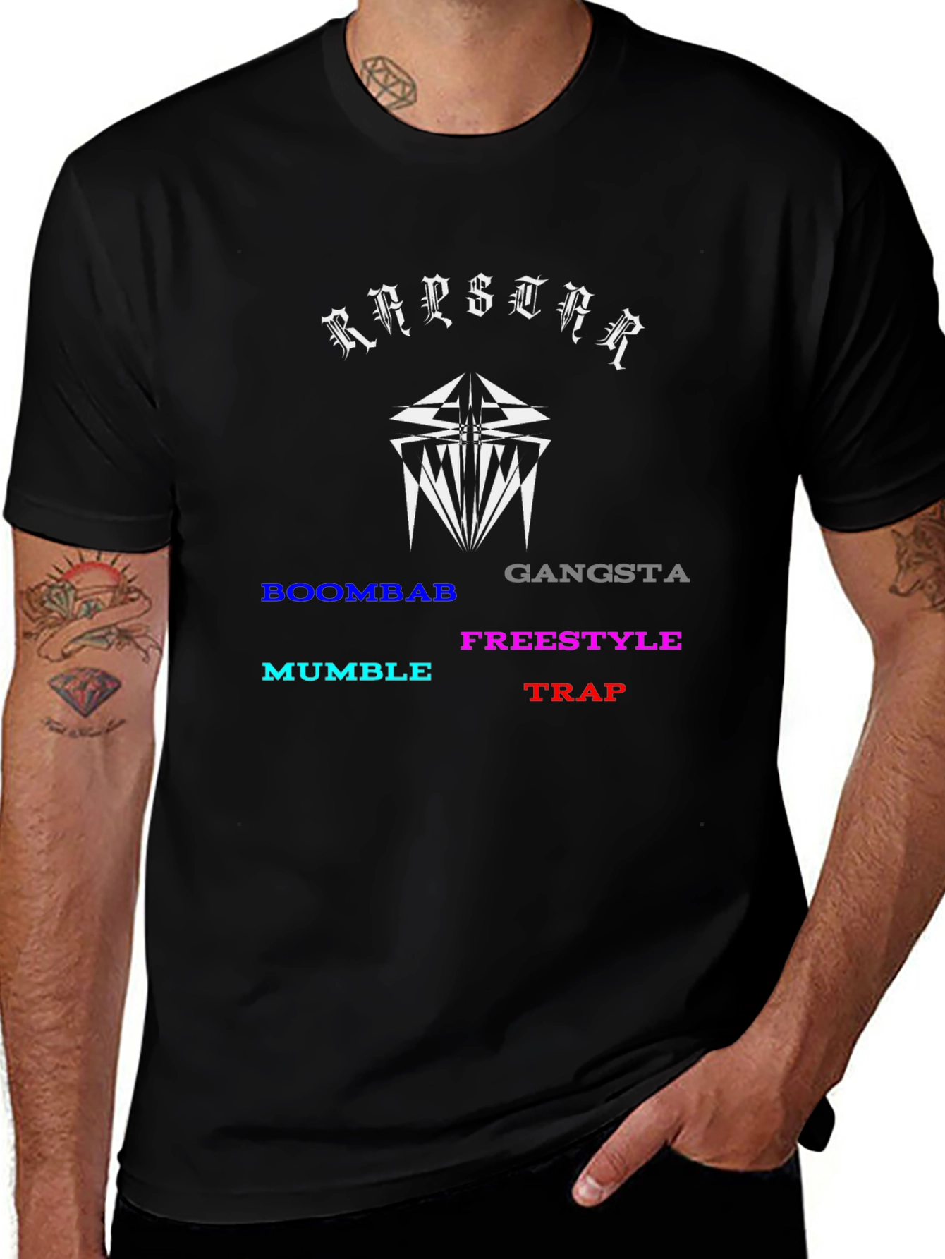 Rapstar T-Shirt, Music Style Tee