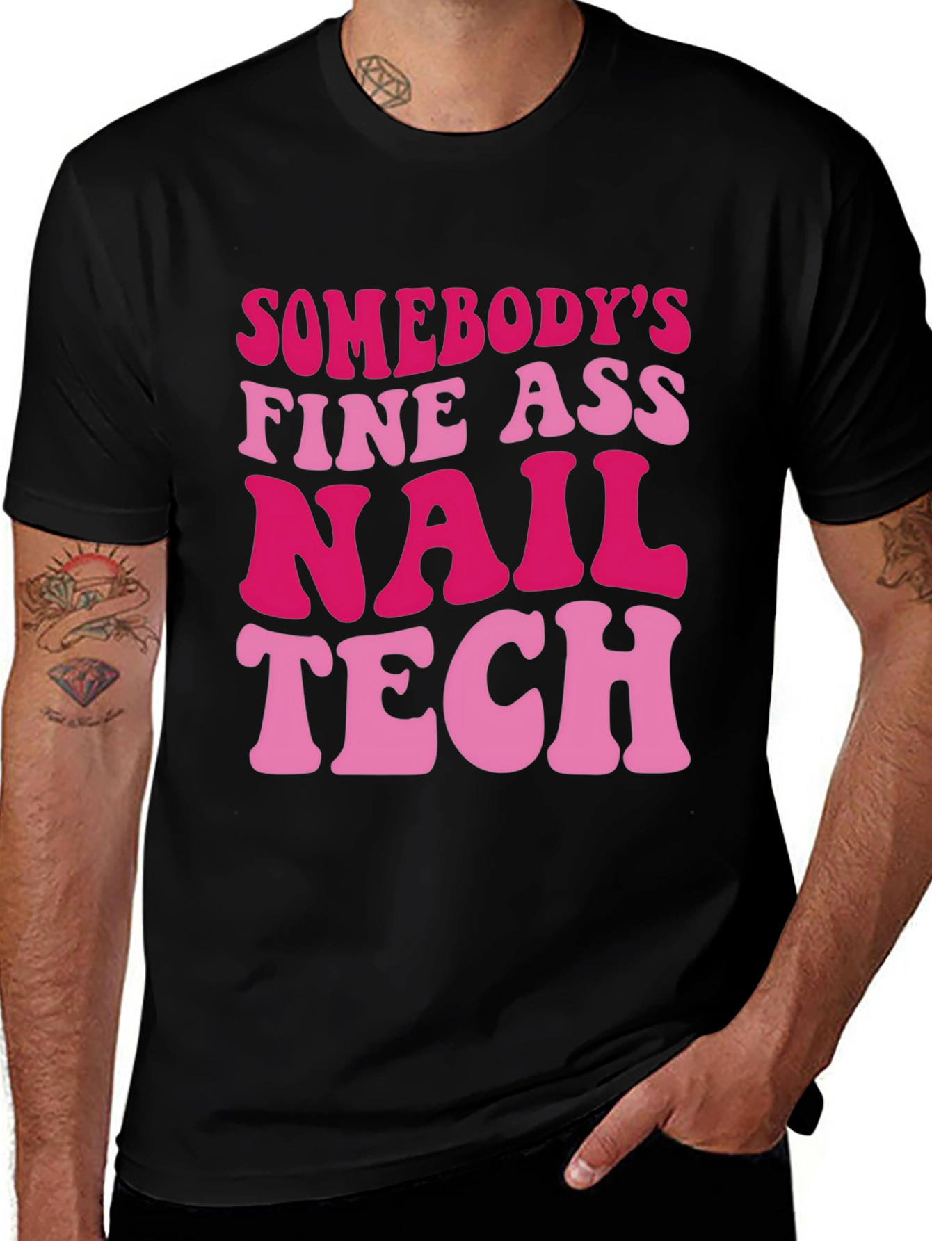 Variant 22 of Fine Ass Nail Tech Graphic Tee