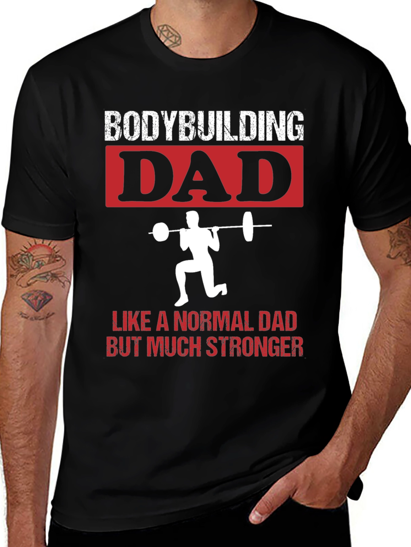 Variant 7 of Bodybuilding Dad T-Shirt - Strong Dad Gift