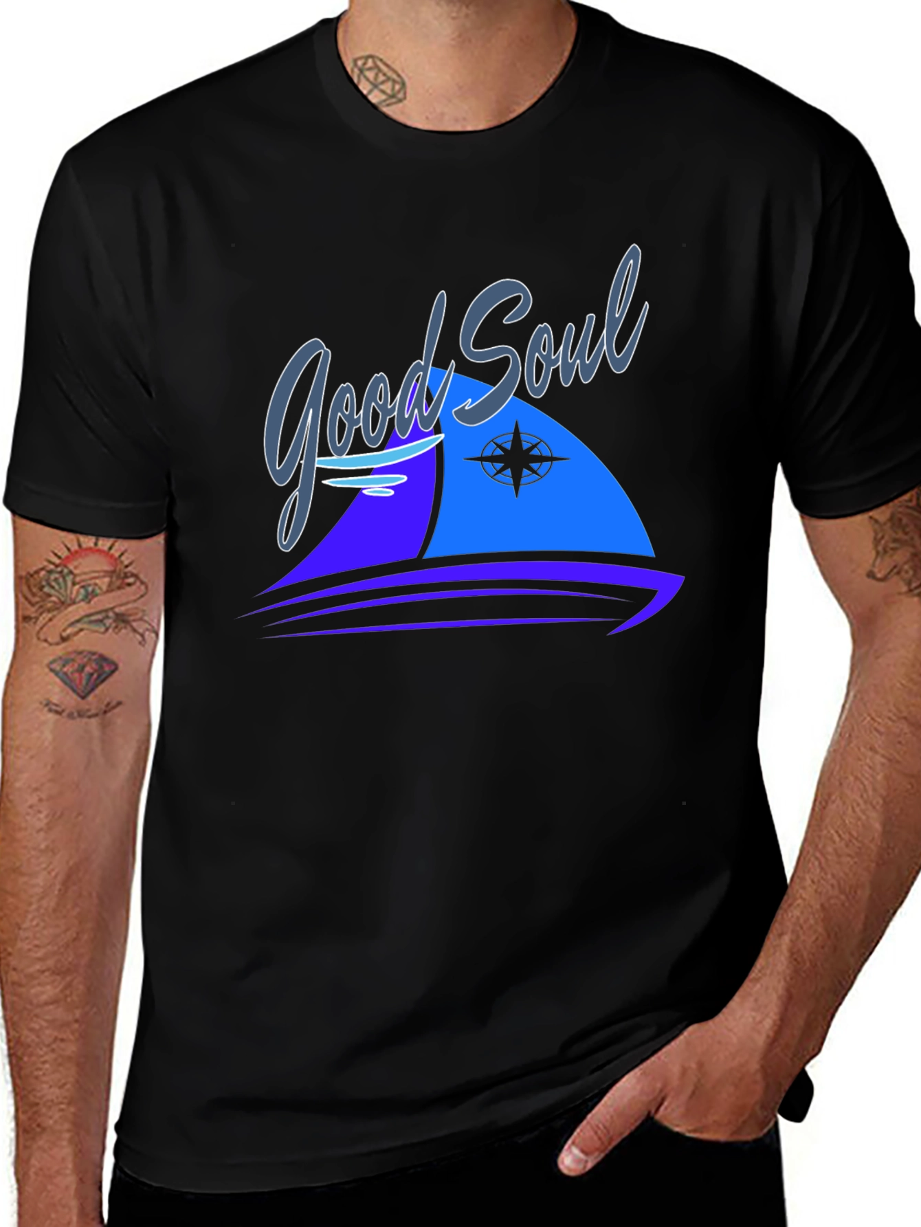 Good Soul Nautical Graphic T-Shirt