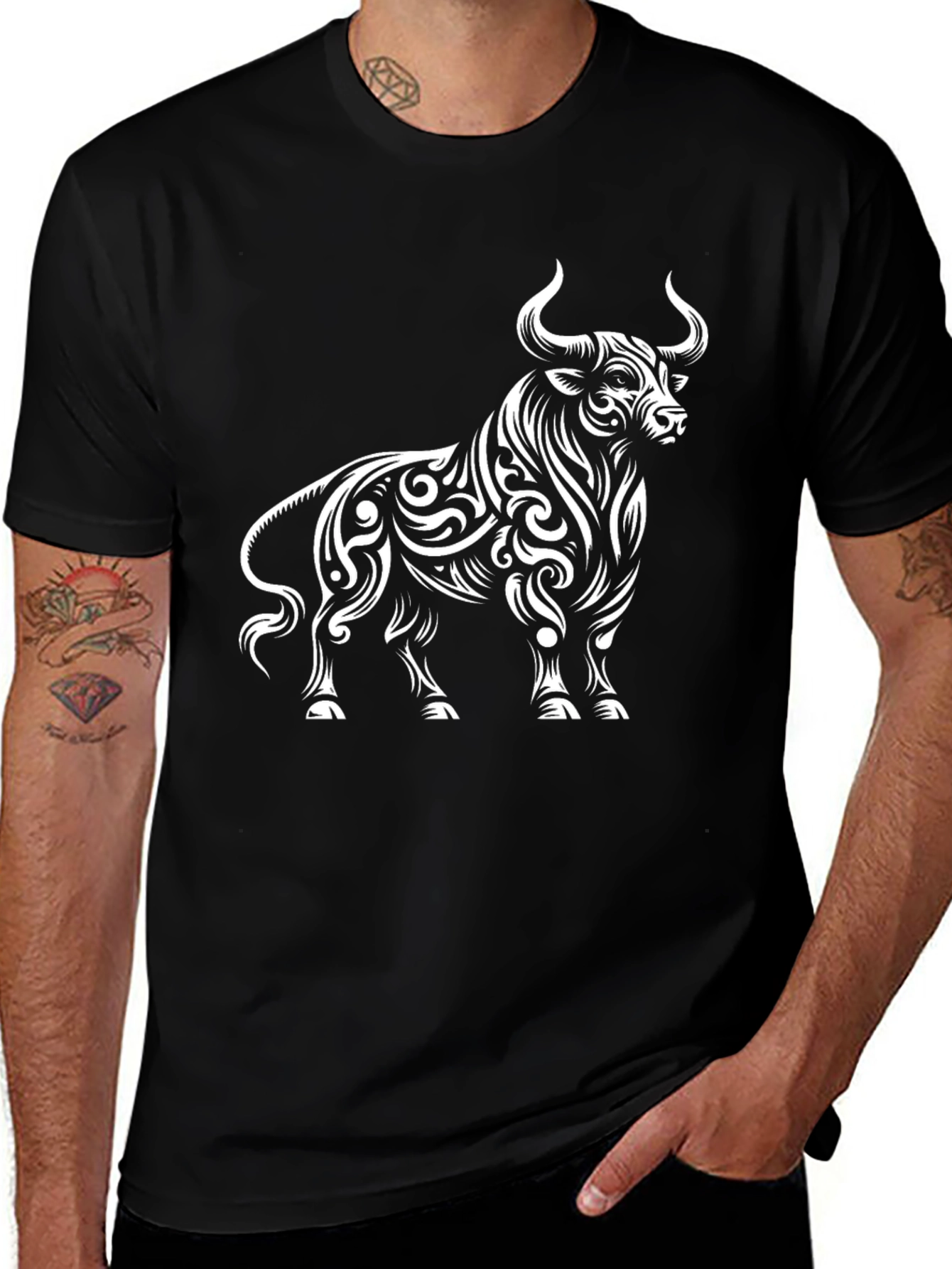Variant 7 of Black Bull Graphic Tee
