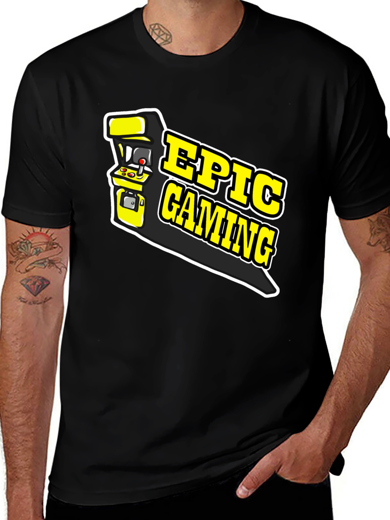 Variant 19 of Epic Gaming Black T-Shirt