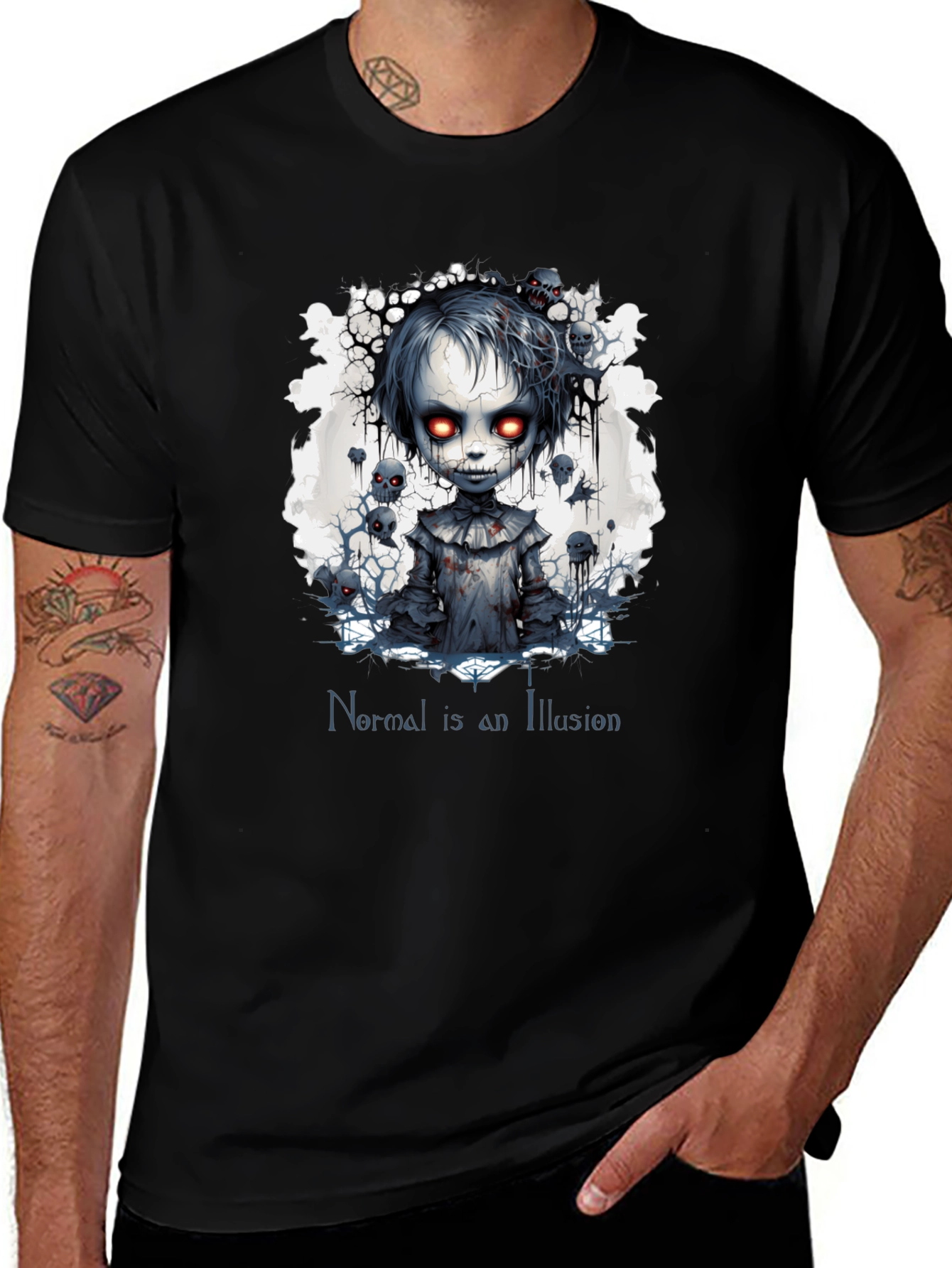 Variant 5 of Normal is an Illusion Graphic T-Shirt